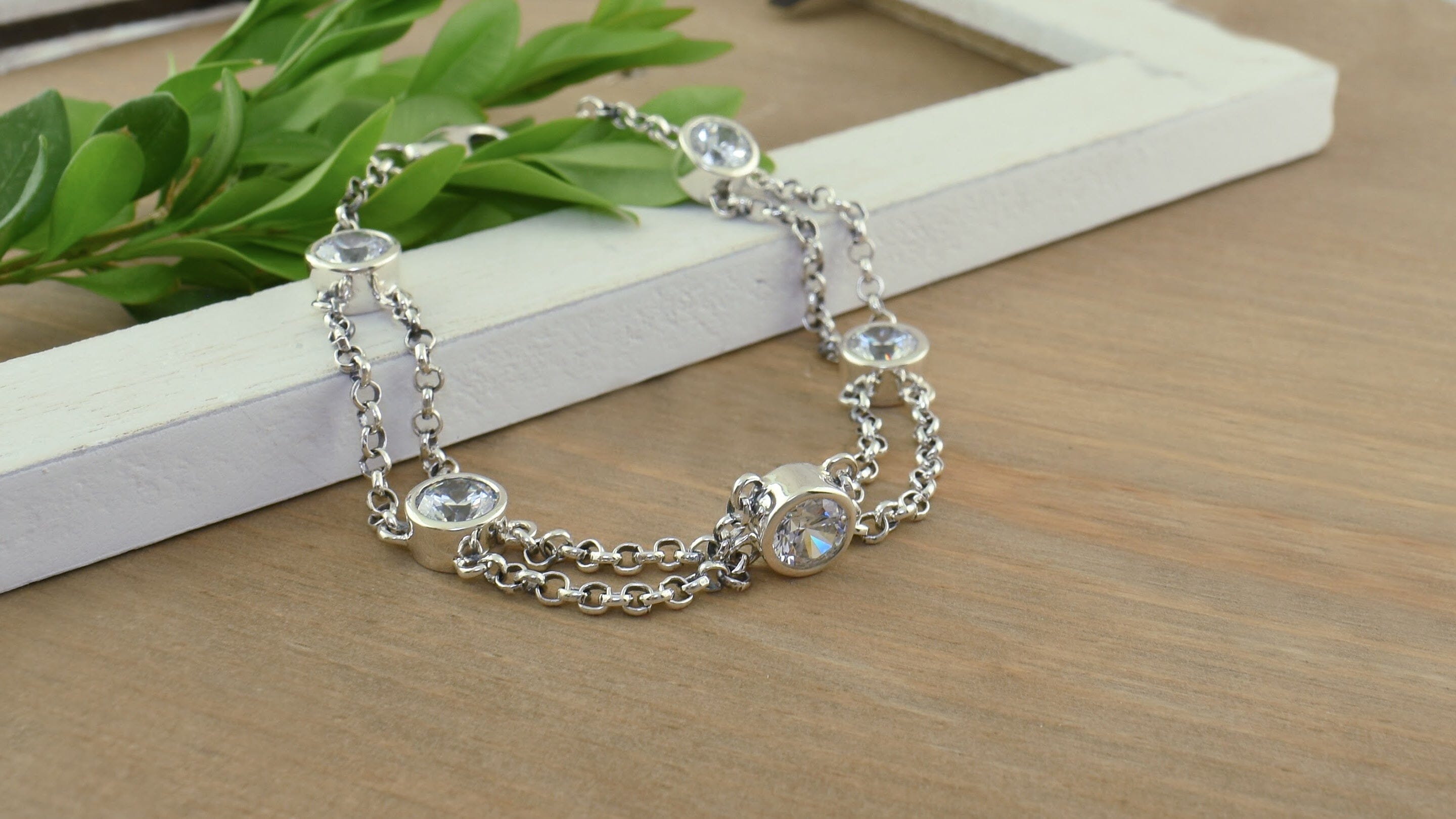 Sterling Silver Bracelet for Women Silver Chain Bracelet 