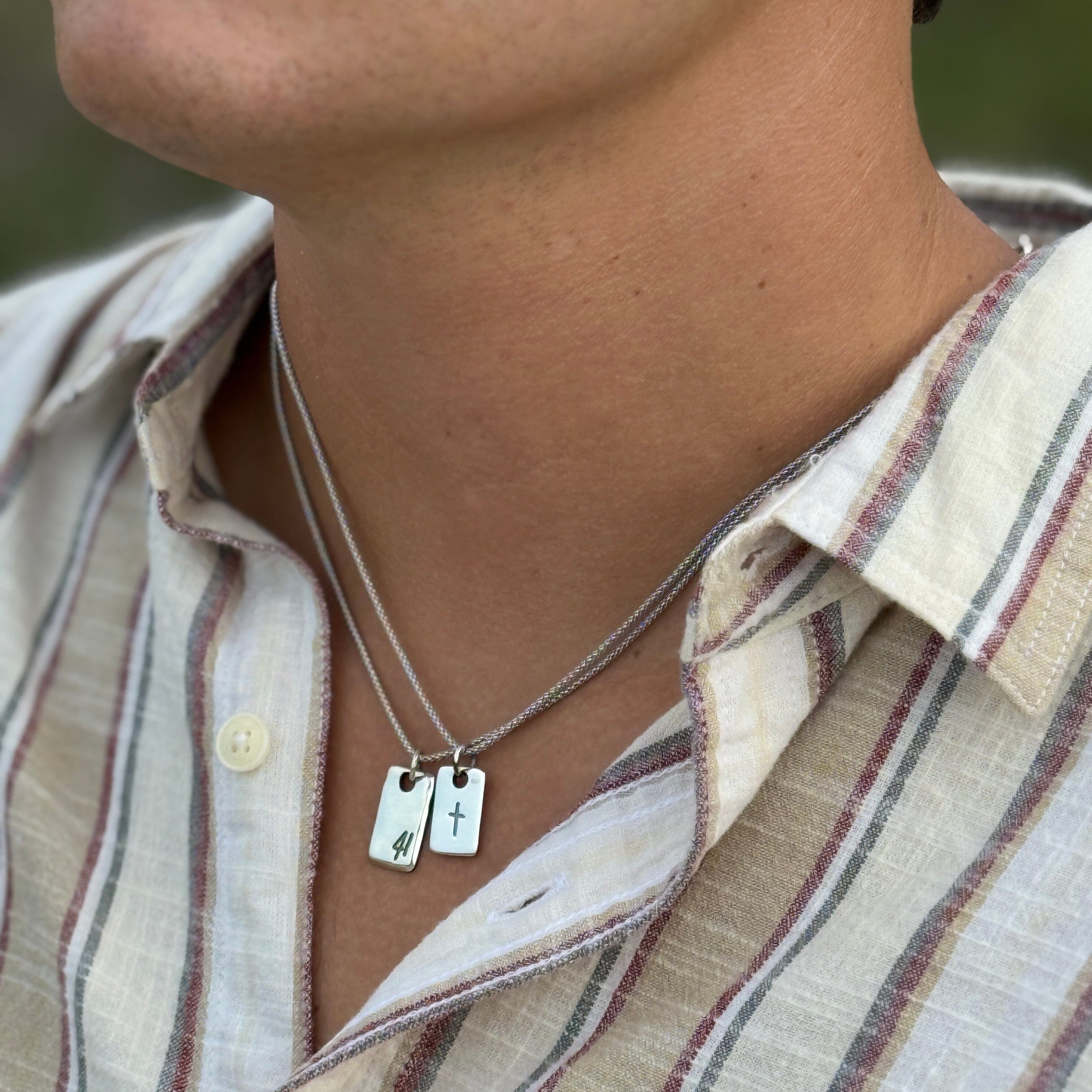 Mini 41 Tag Necklace (unisex)