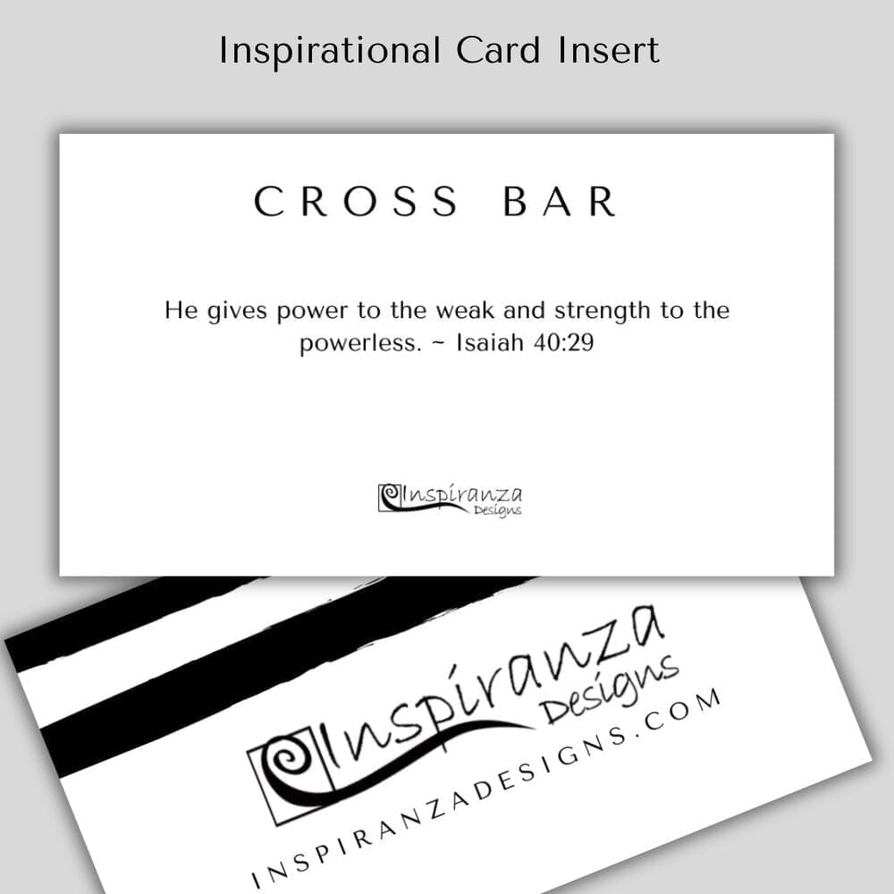 Cross Bar Earrings