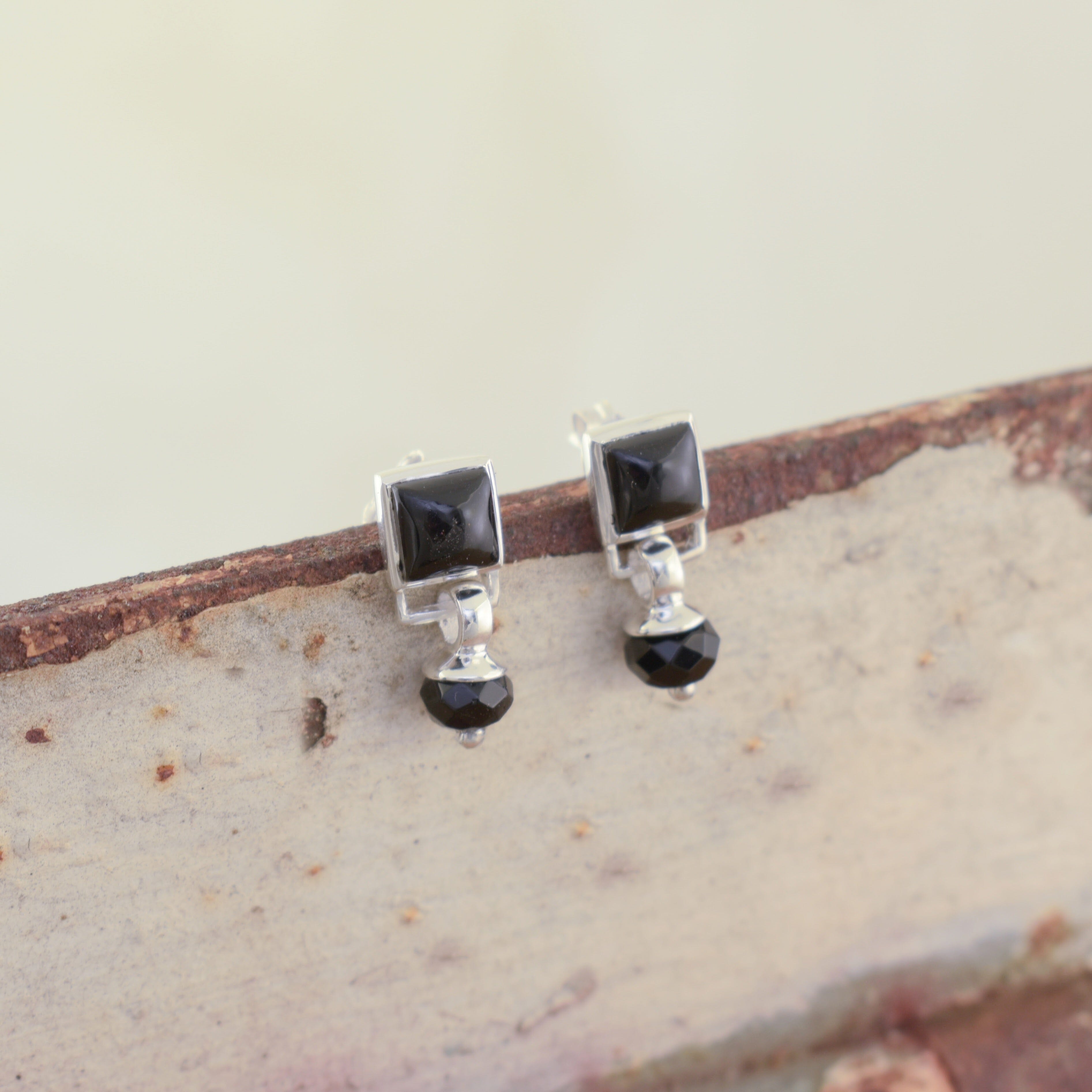 push back post earrings