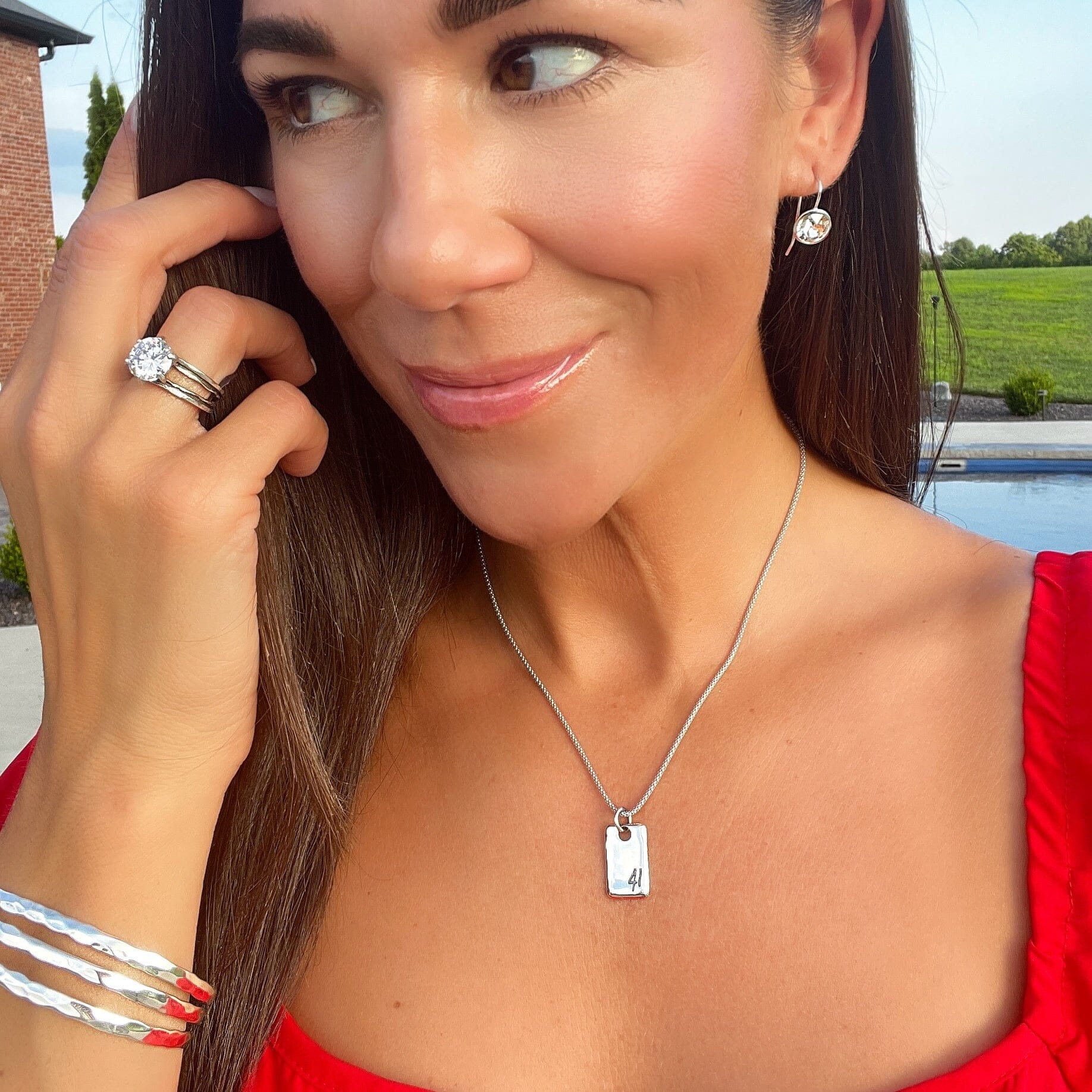 Mini 41 Tag Necklace (unisex)