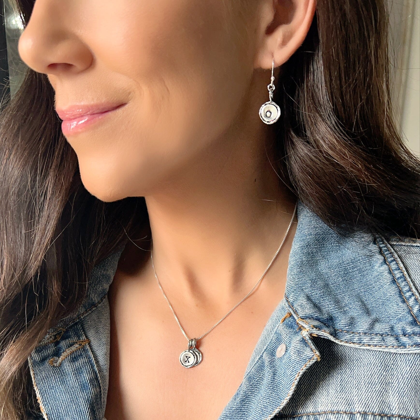 Initial Earrings