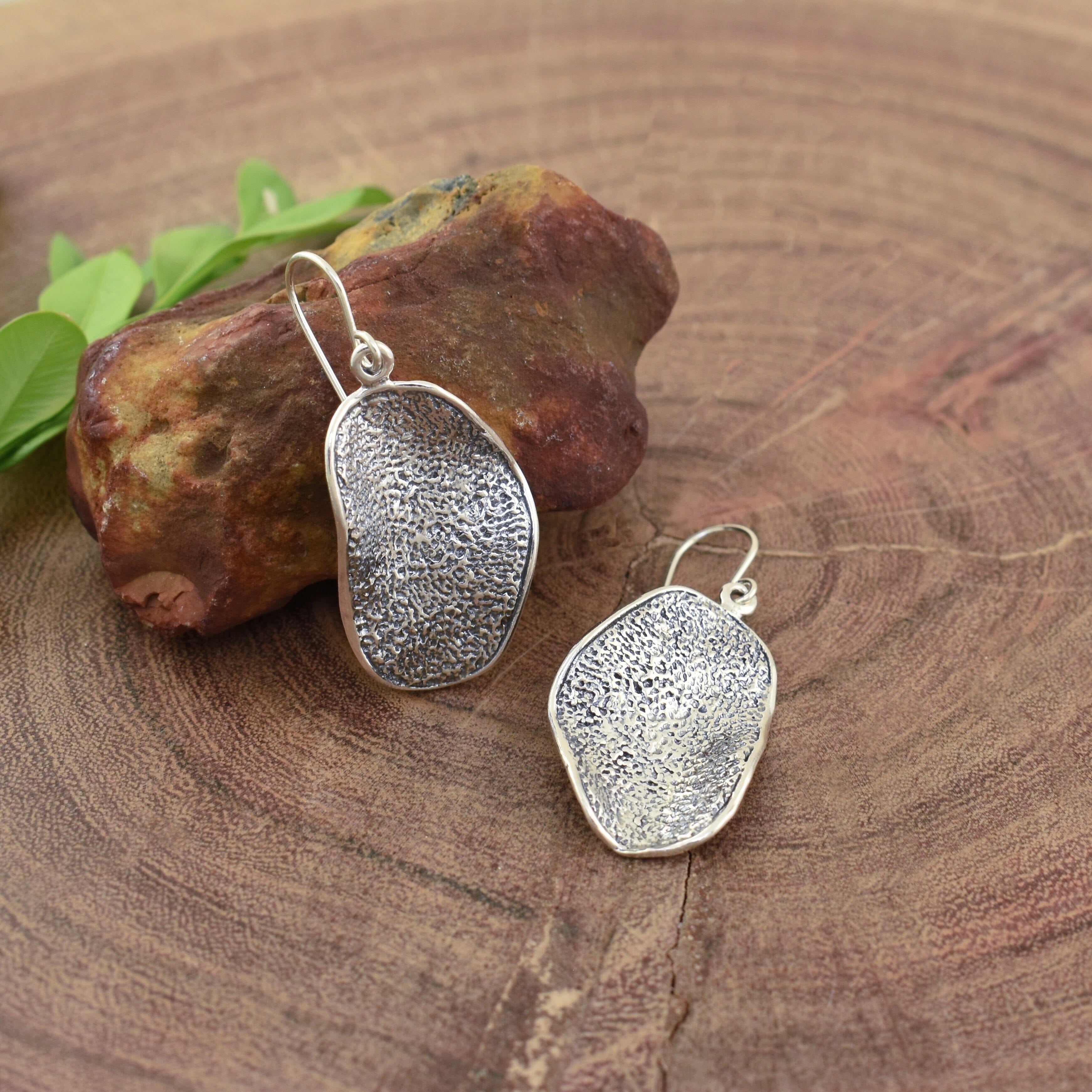 .925 sterling silver earrings on French hooks