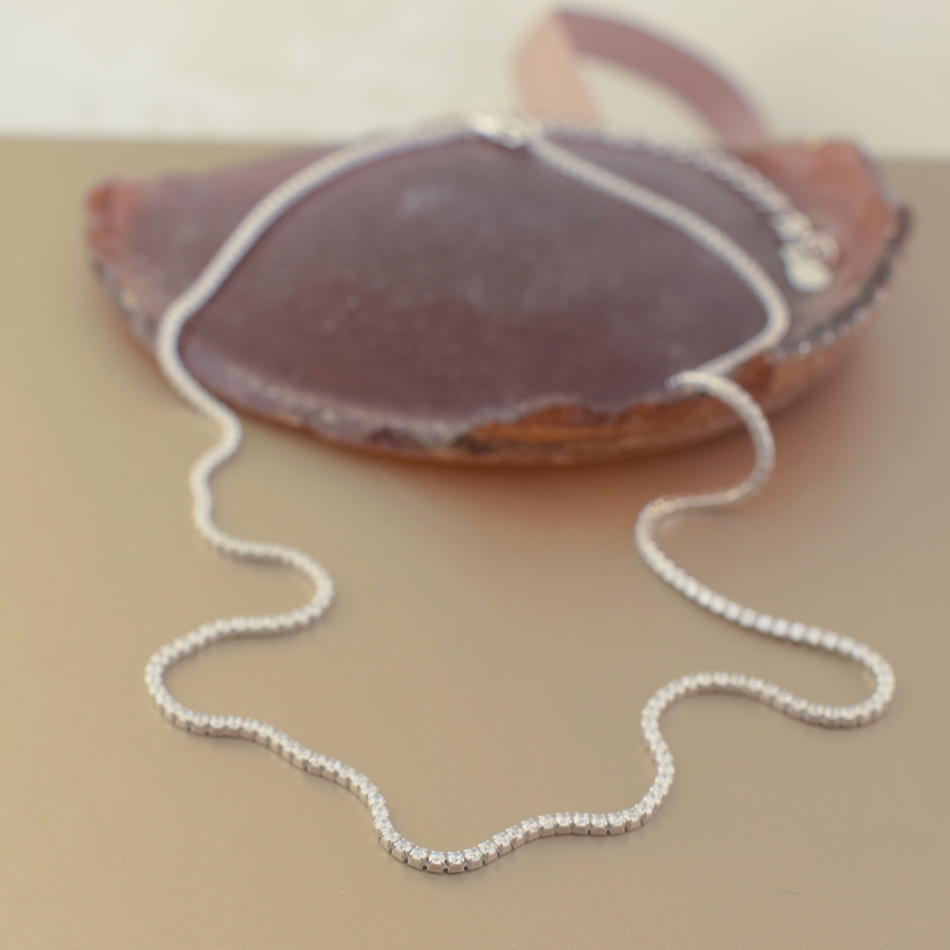 statement sterling silver necklace