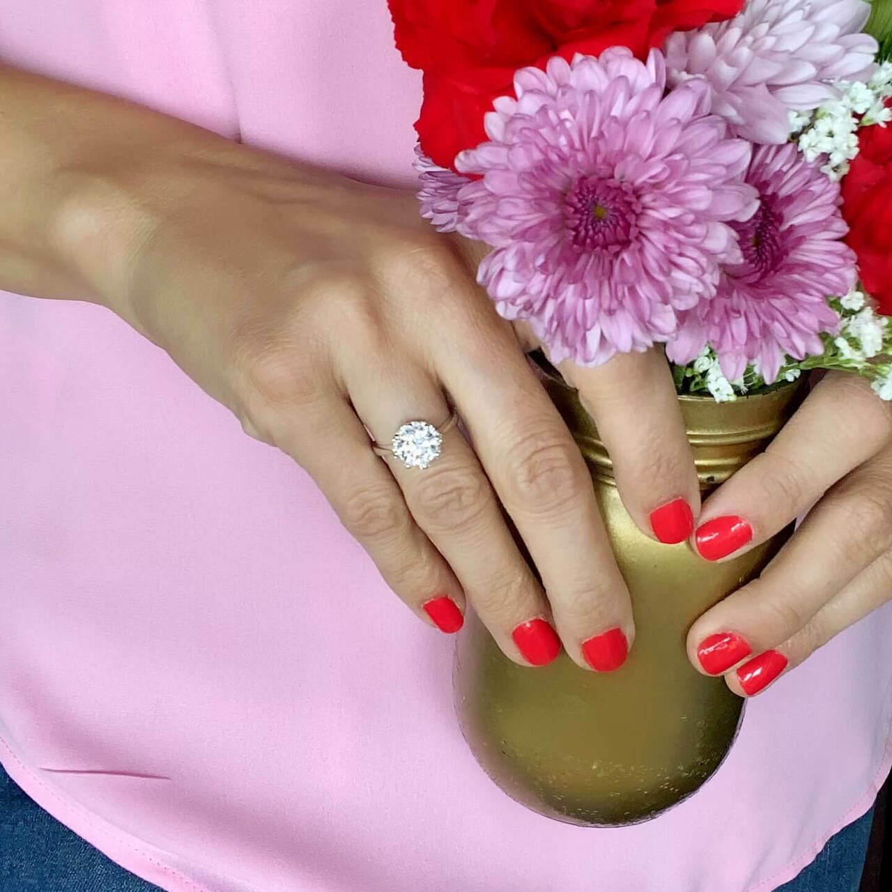 .925 sterling silver Diana Ring