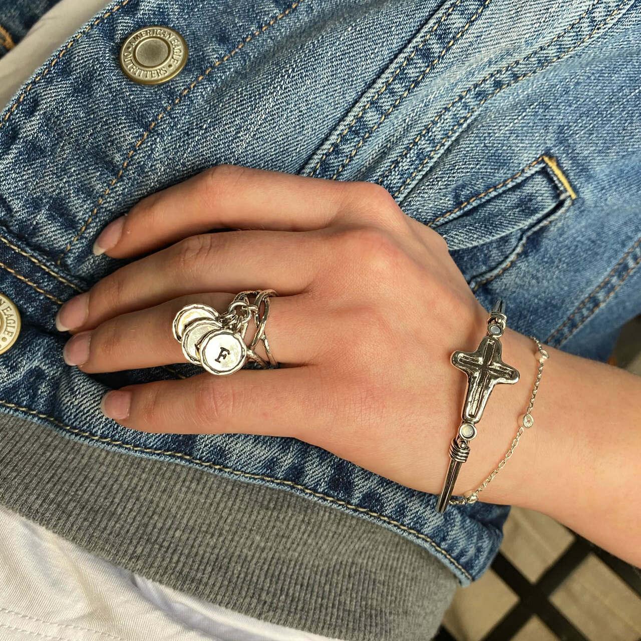 My Shines Ring paired with Redeemed Bracelet and Starlight Bracelet