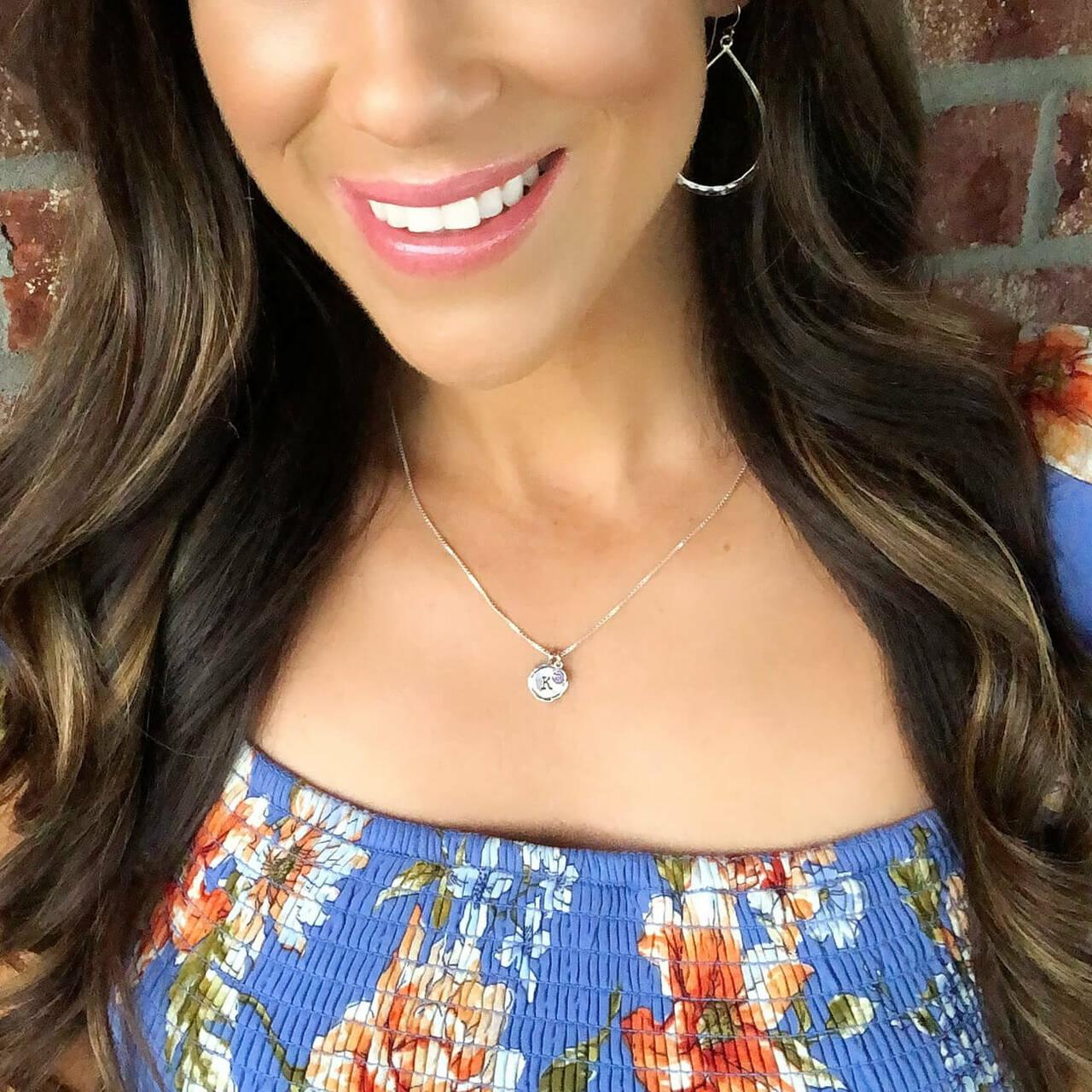 Personalized Birthstone Necklace with Prima Donna Earrings