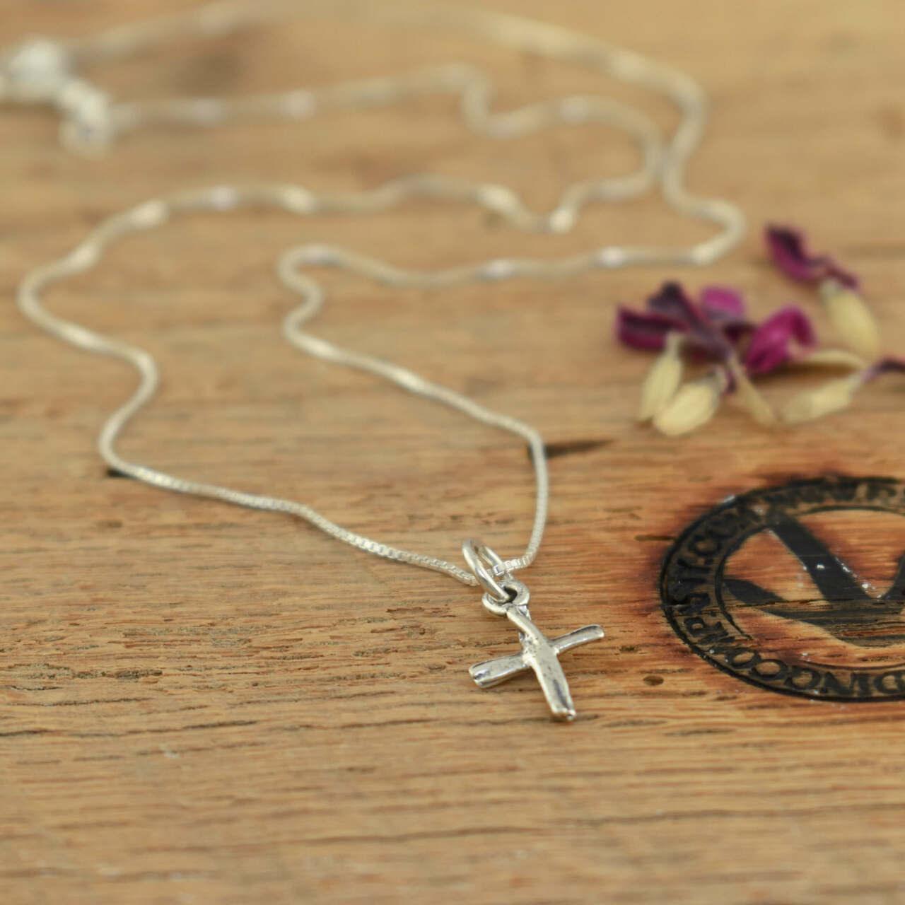 Cross sterling silver Believer Necklace