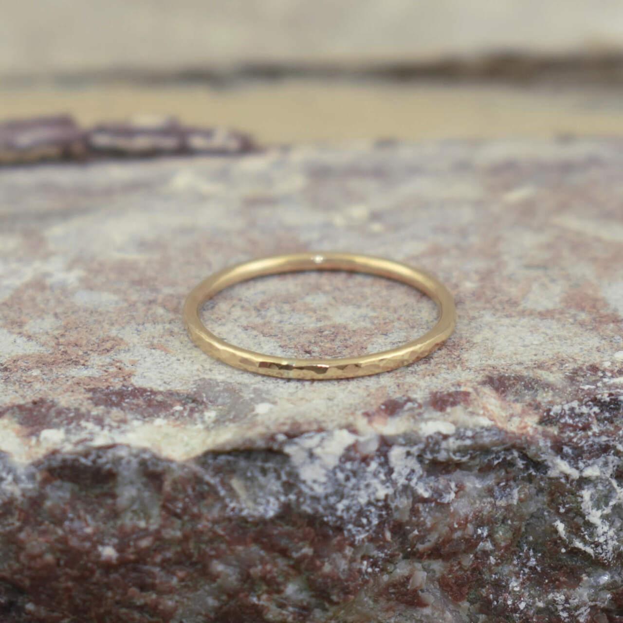 Gold filled stack ring