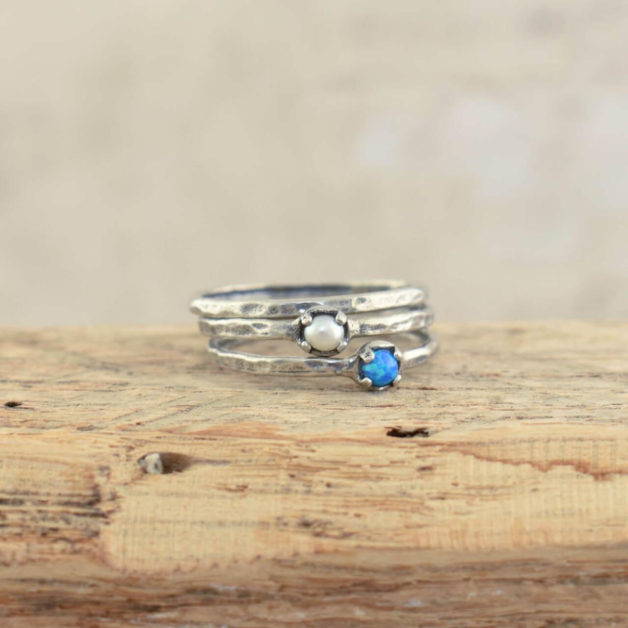 Whisper of Love Stackable Rings (price adjusts per ring quantity selected) - Inspiranza Designs
