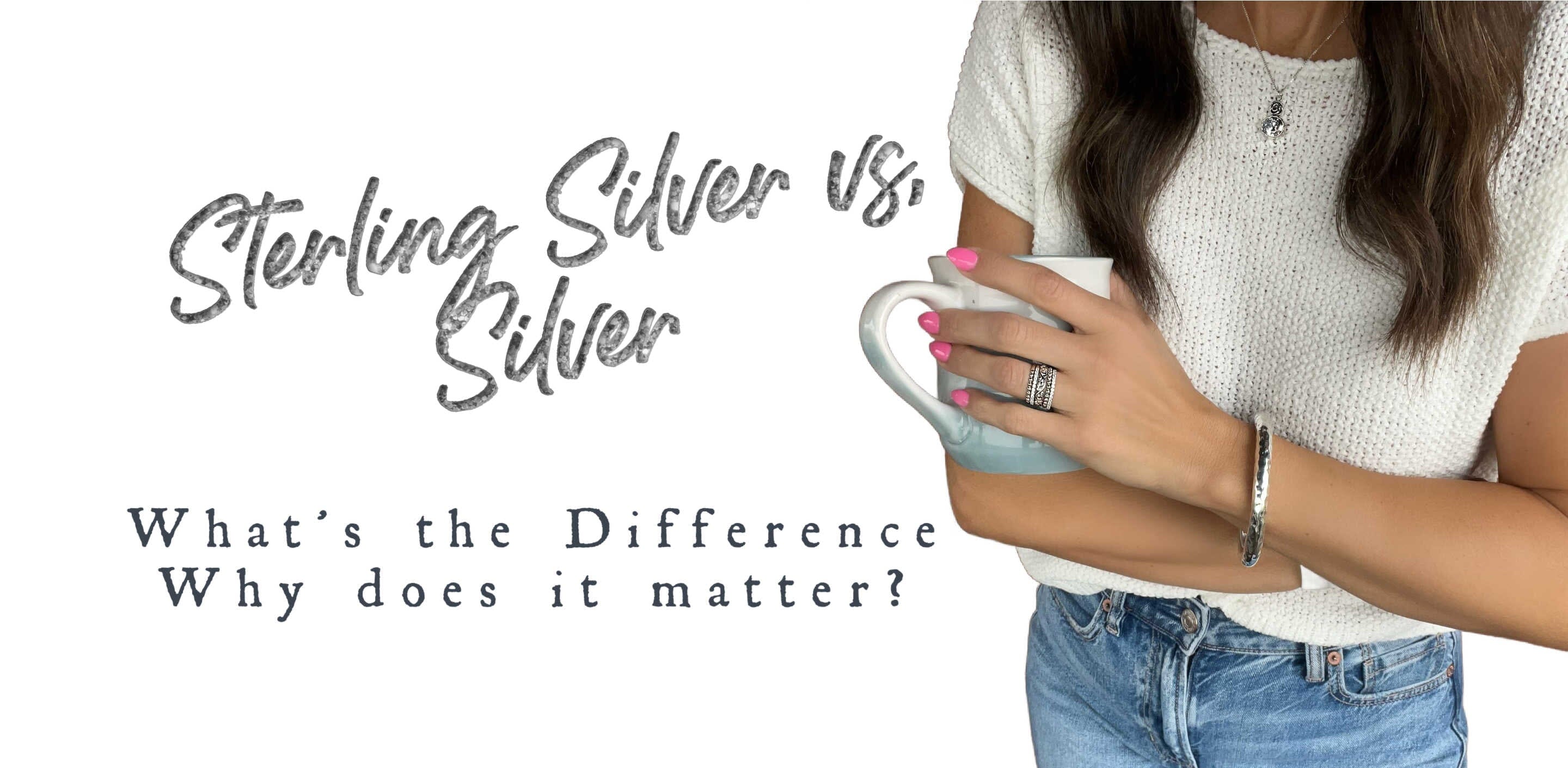 What is sterling silver jewelry and how is it different from "silver" jewelry?