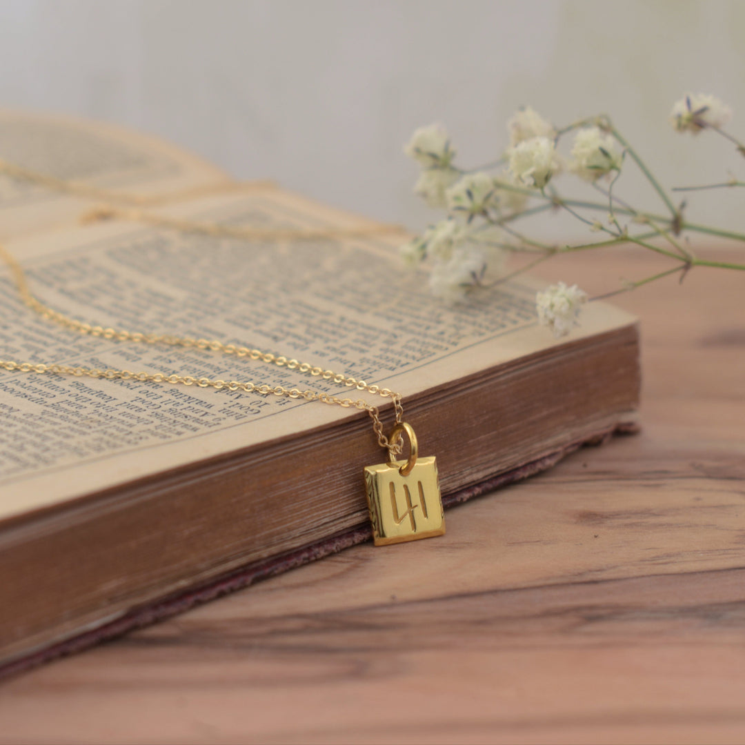 0401~Gold-plated Silver Necklace