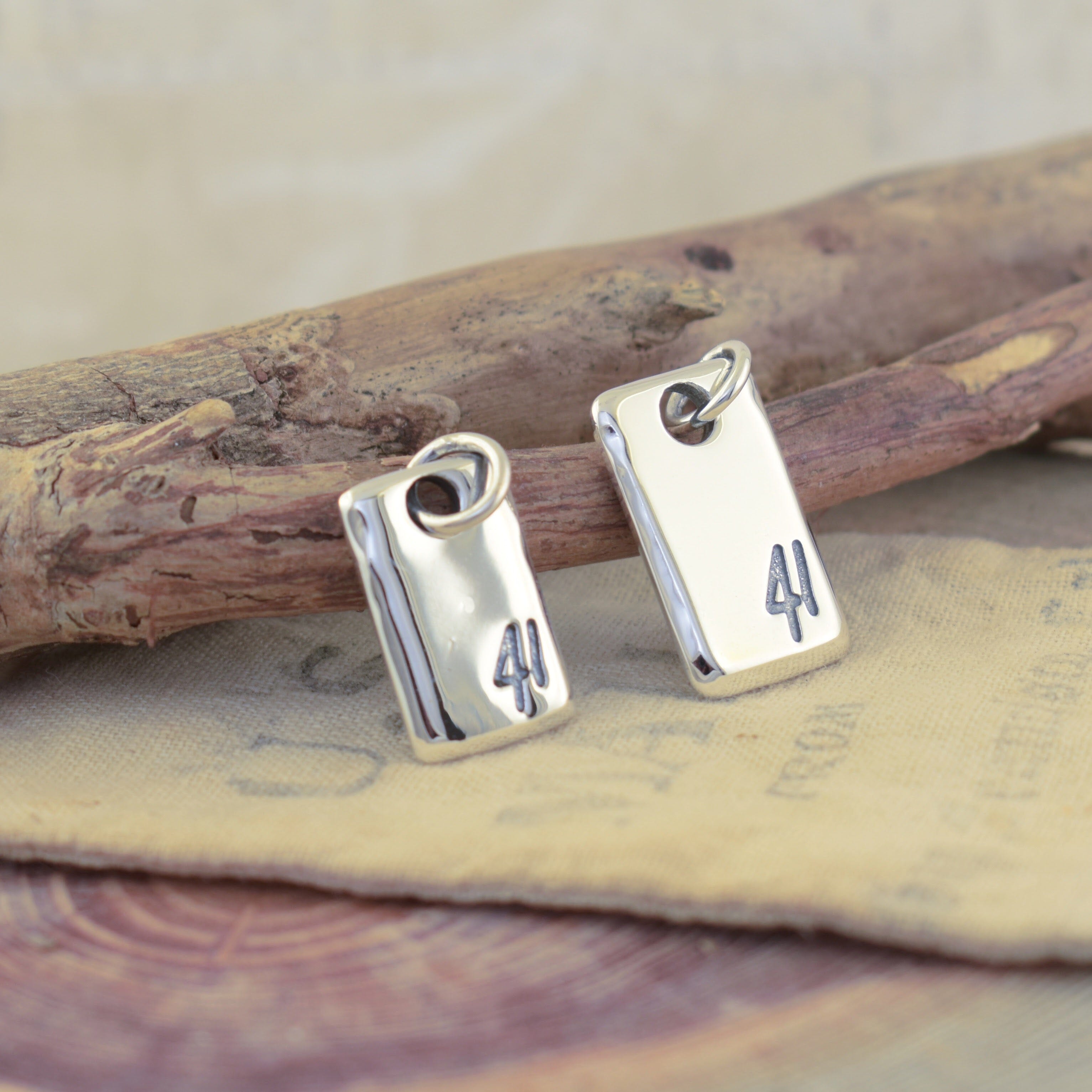 Sterling silver pendant 41 tag unisex