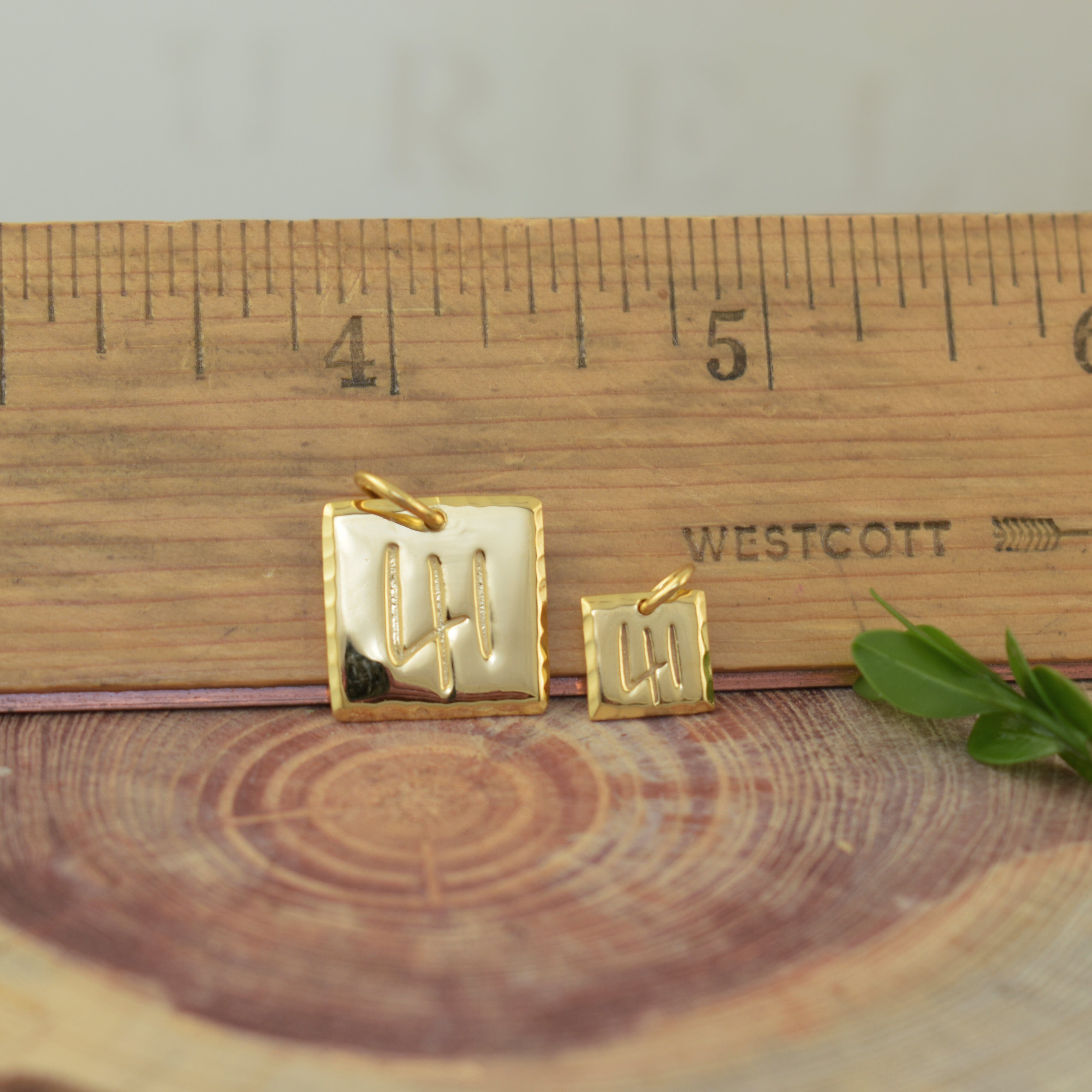 41 Gold Pendant now available in gold plated sterling silver
