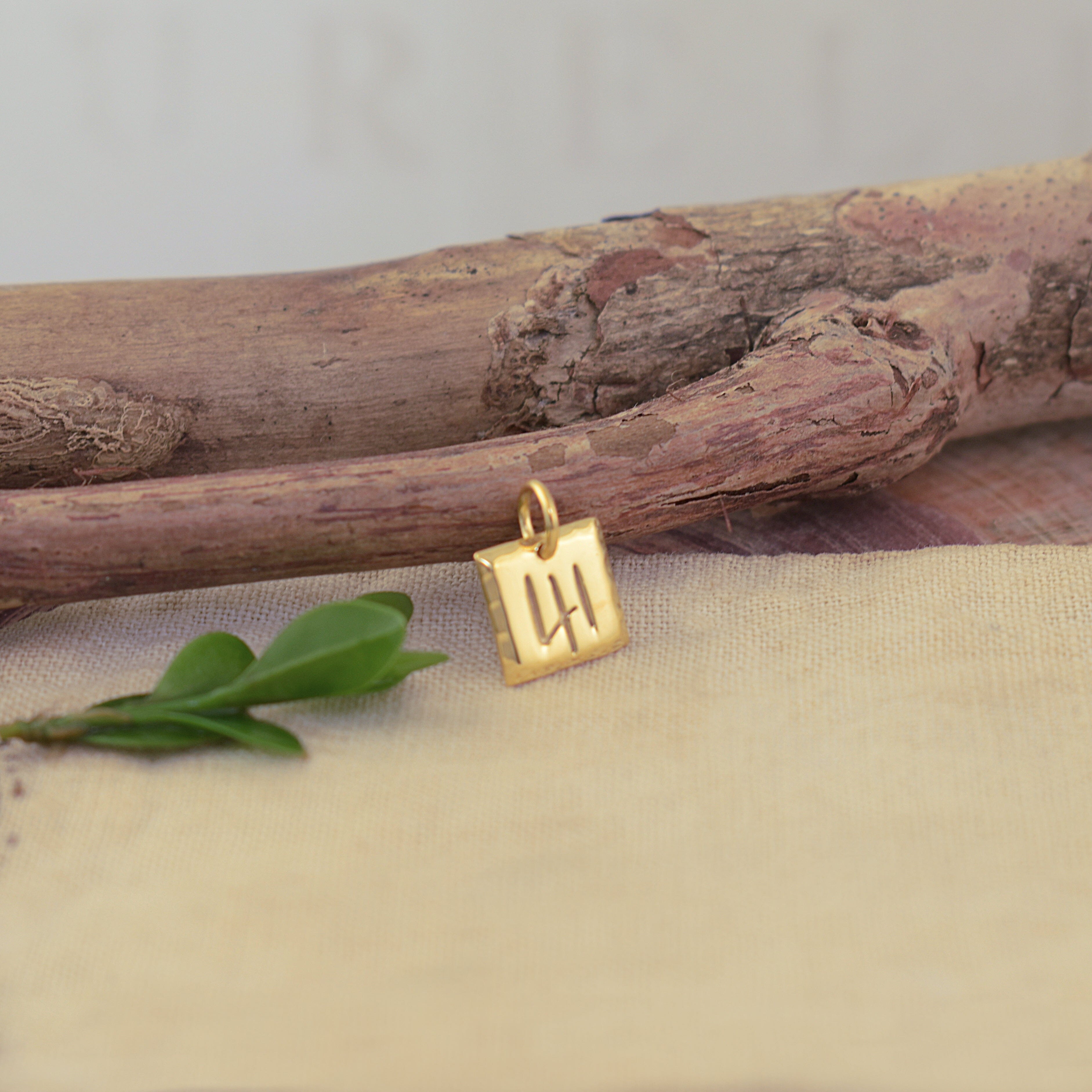 Gold plated 41 sterling silver Christian-inspired pendant