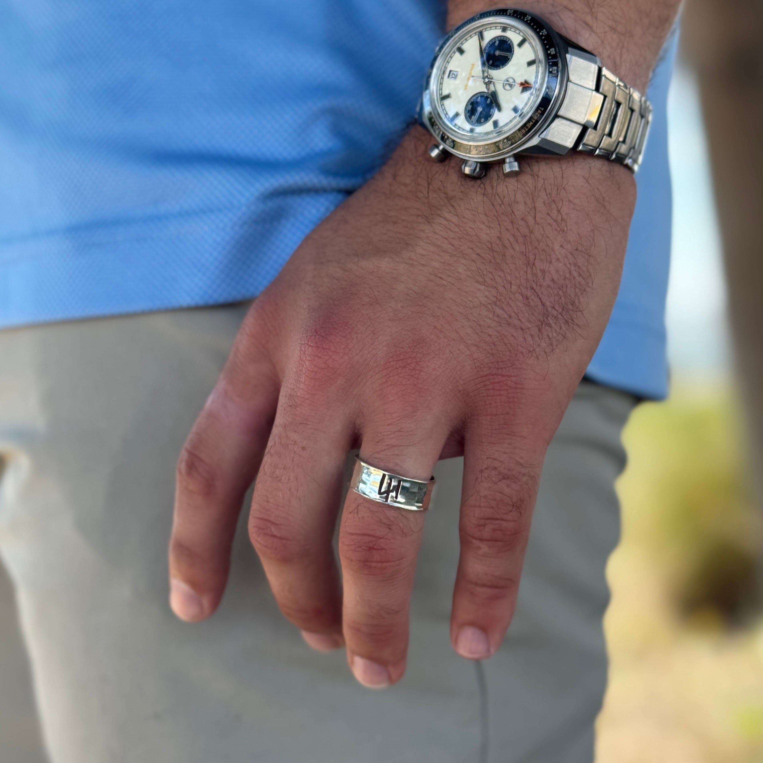 men's 41 Ring in .925 sterling silver