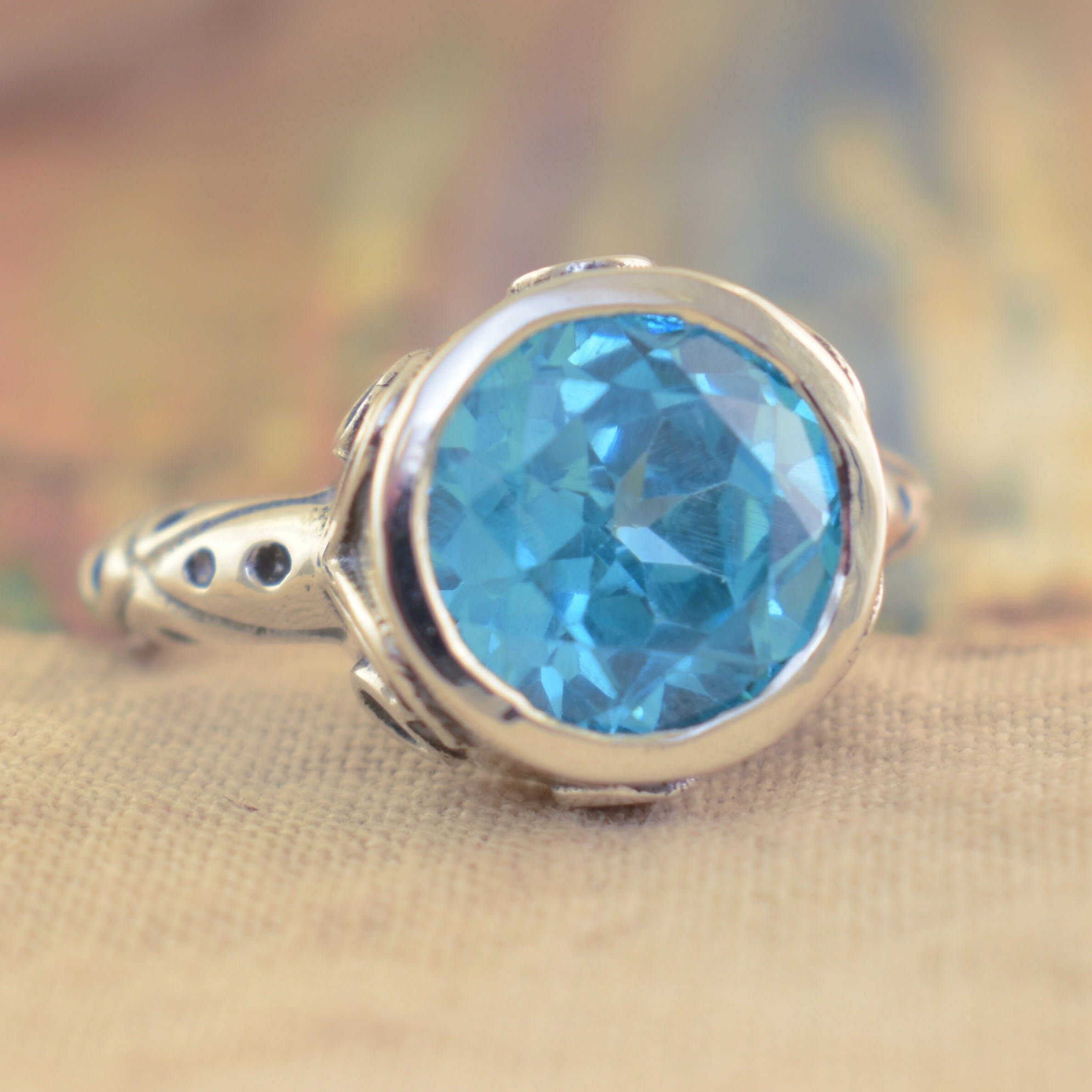 sterling silver designer ring