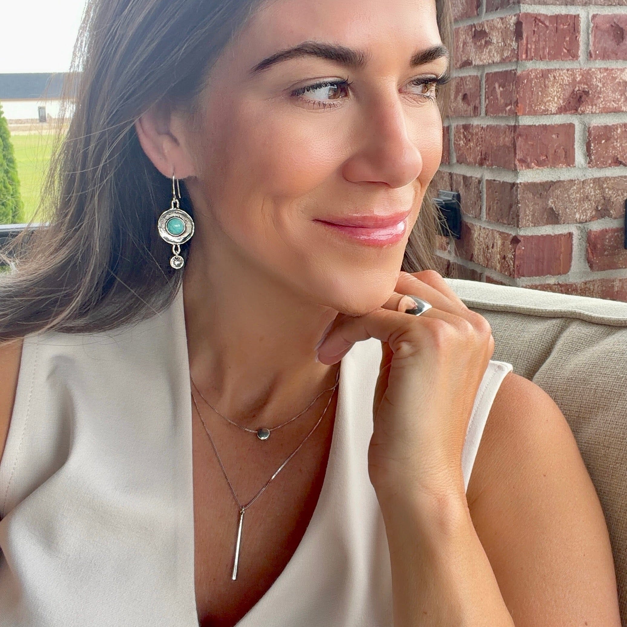 Babalu Earrings paired with .925 sterling silver jewelry