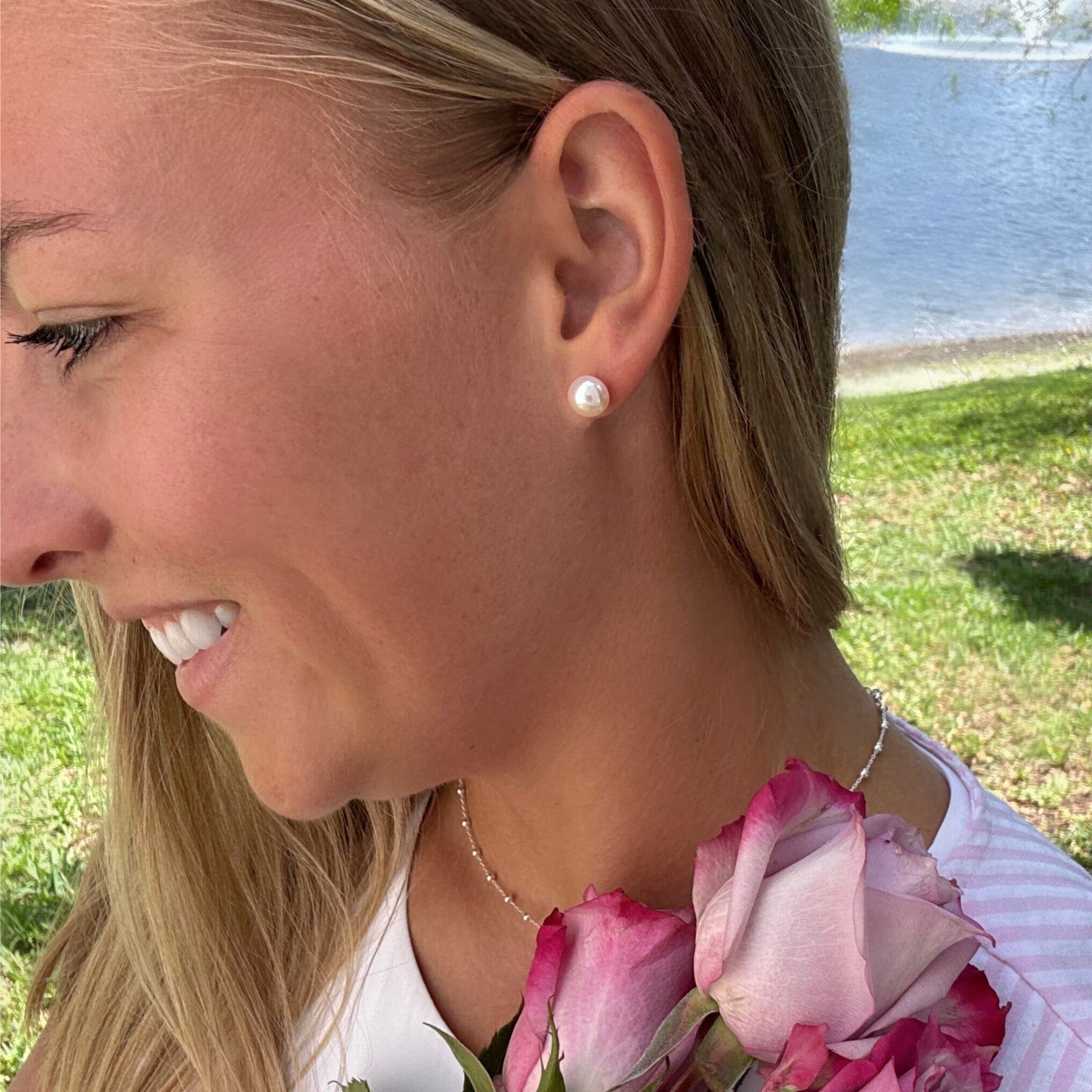 Bay Shore pearl earrings