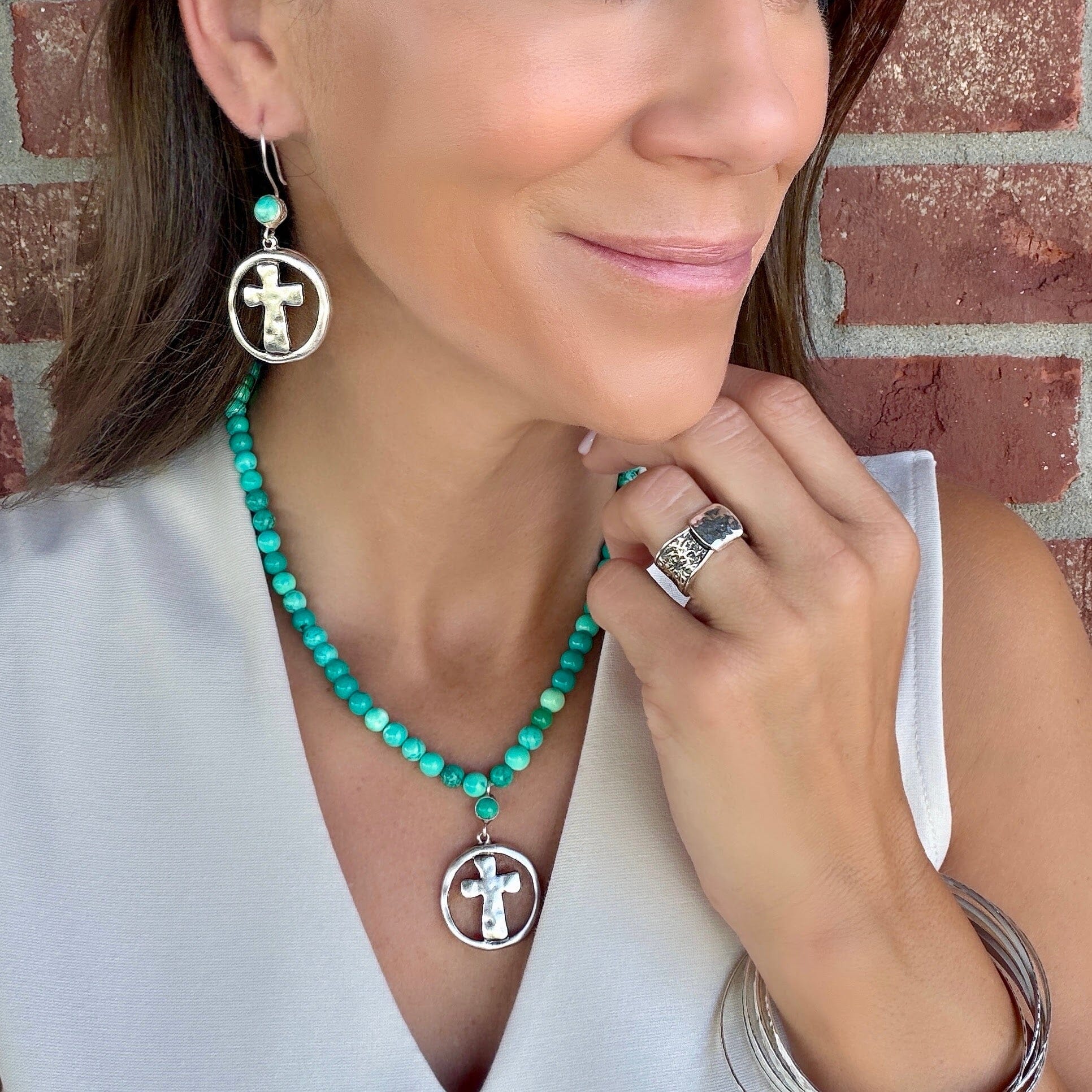 matching Be Free Earrings and Necklace