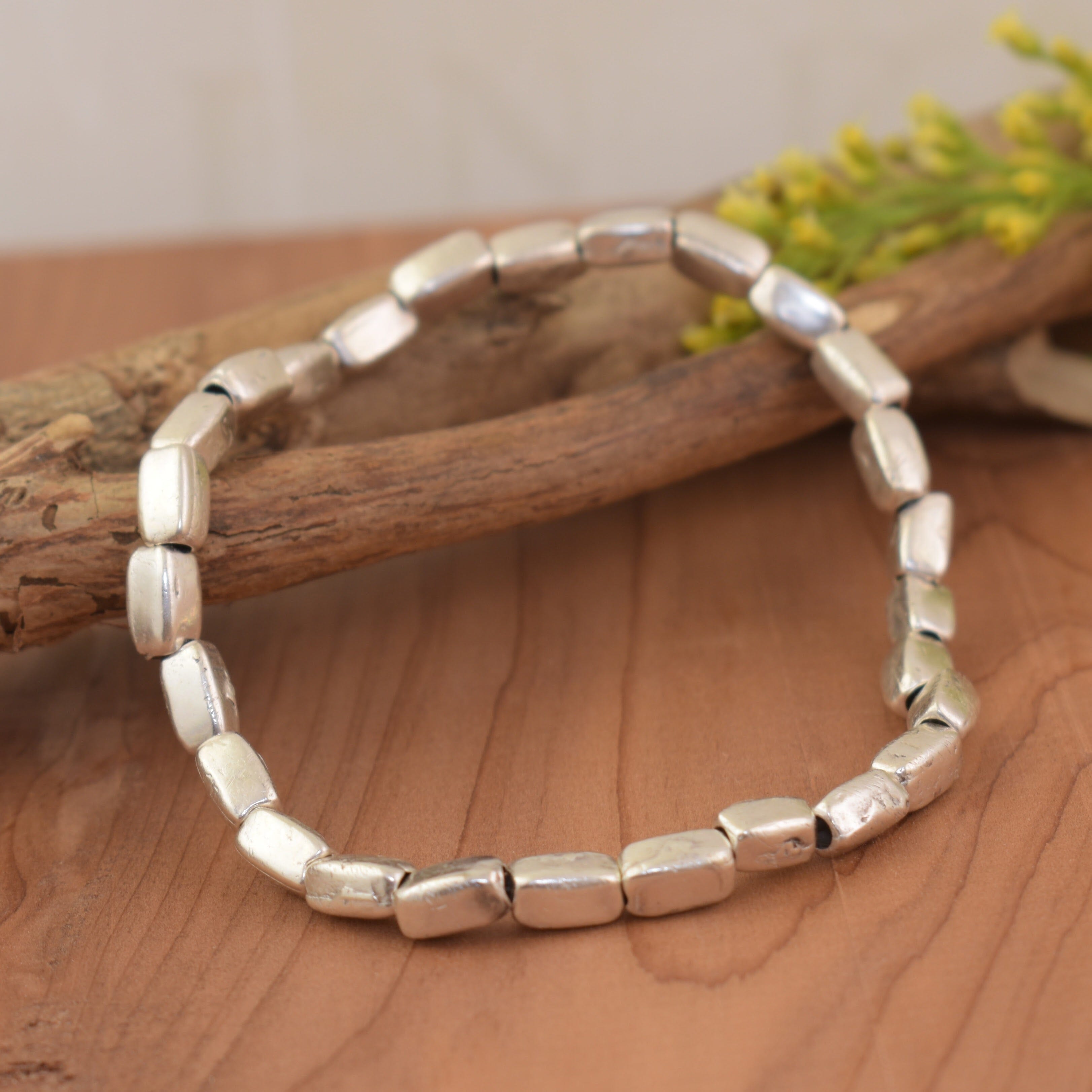 rectangle bead bracelet