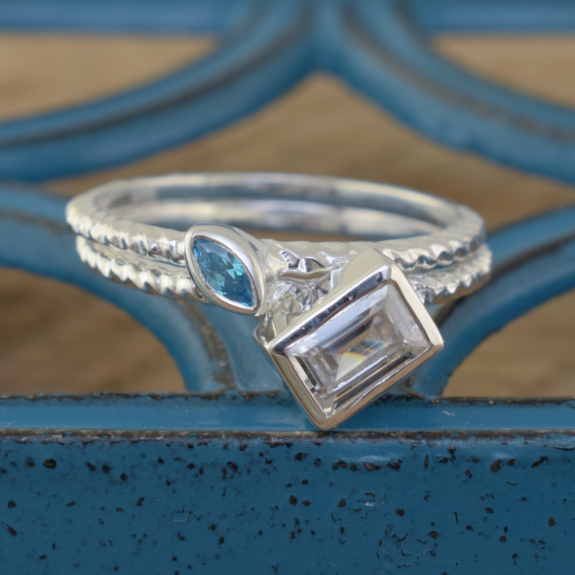 sterling silver stack ring