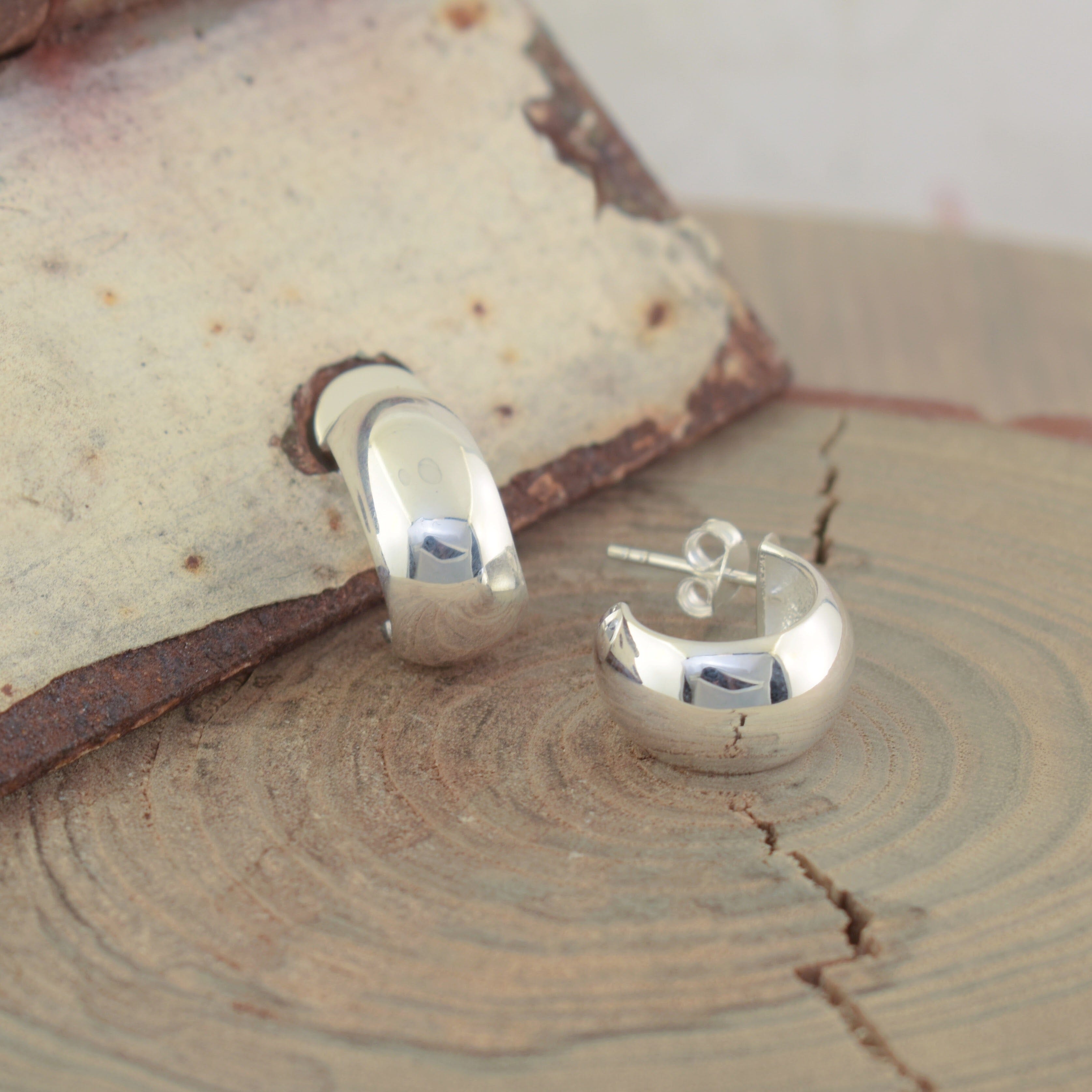 post back high polished silver