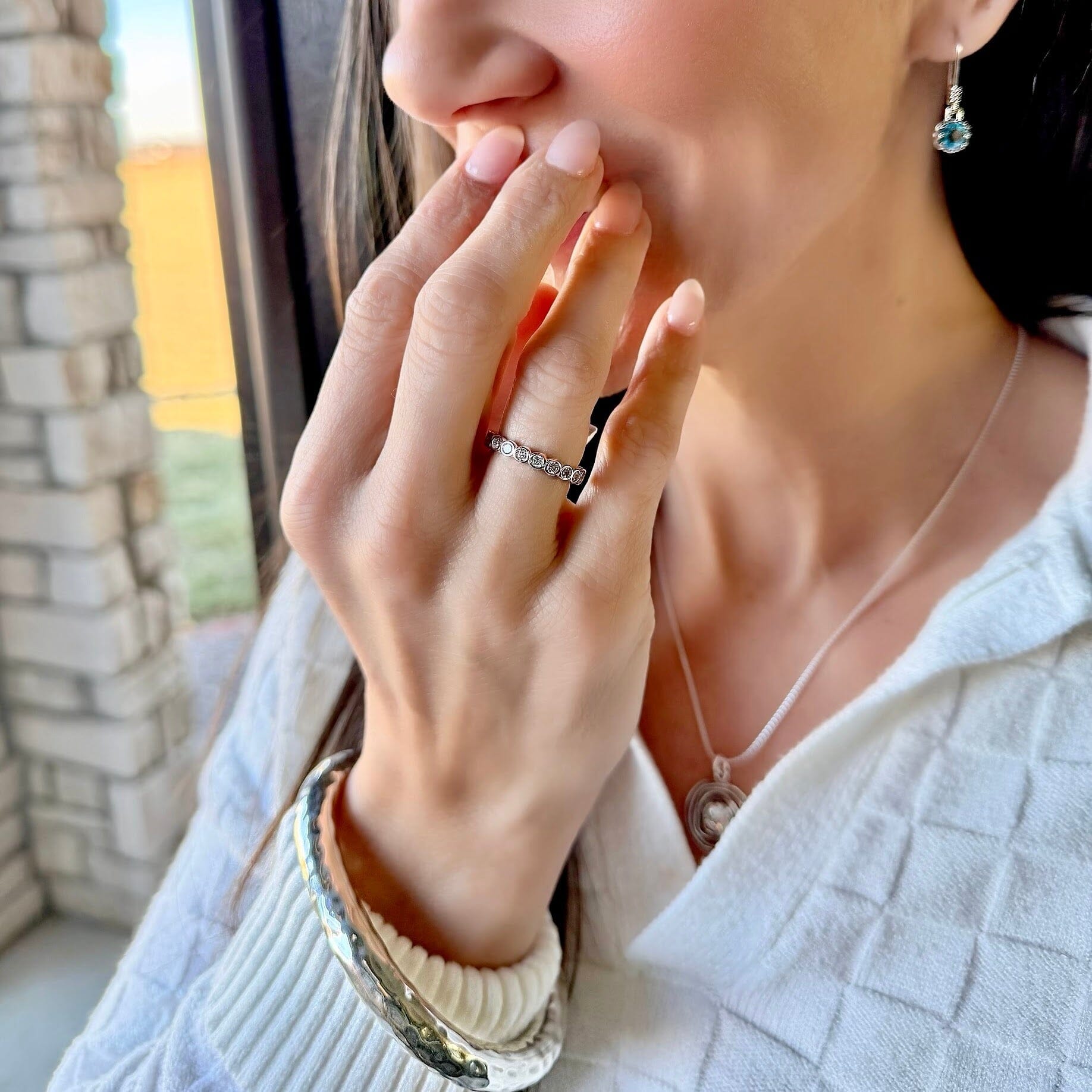 cz eternity band - Brilliance Band