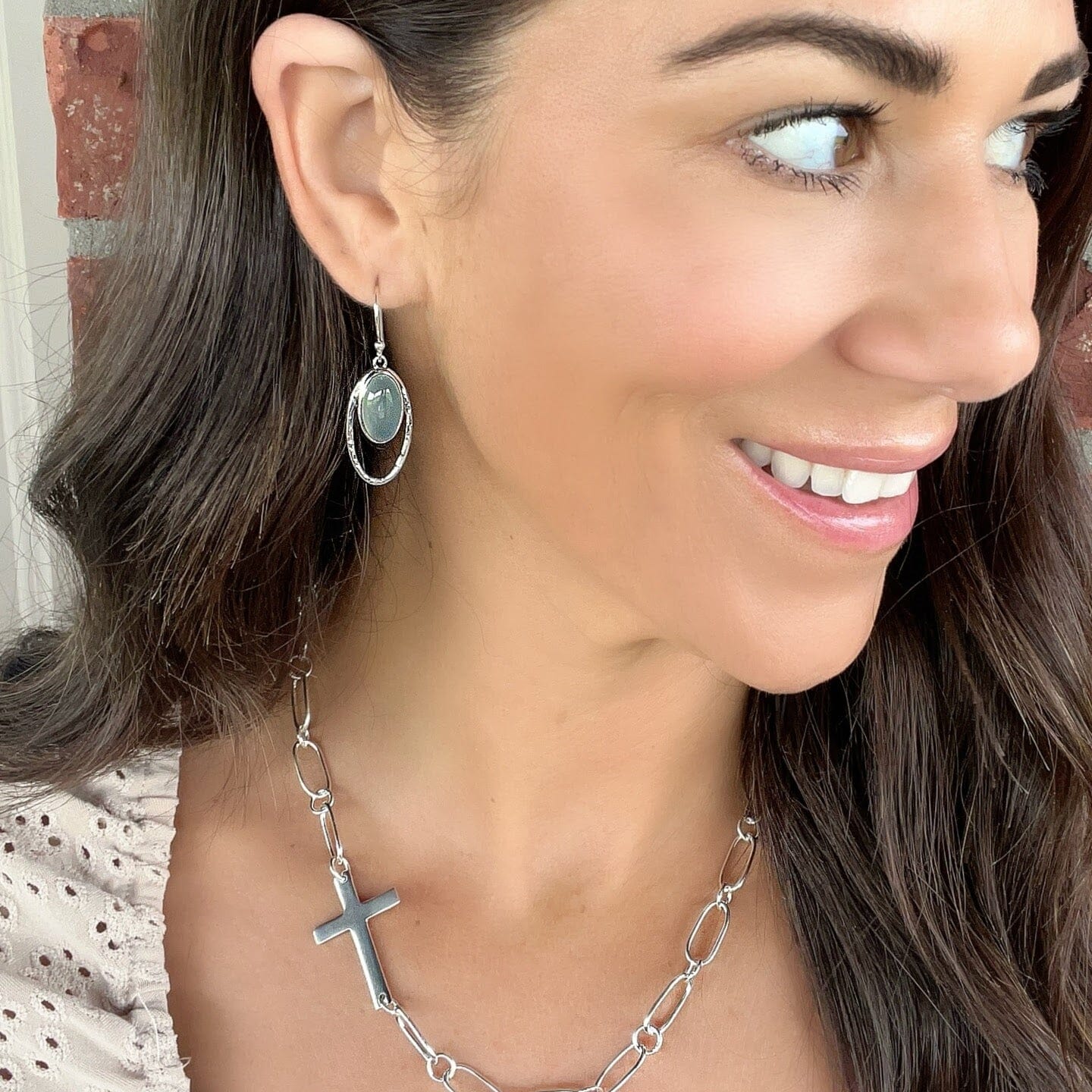 Cabana Breeze Earrings paired with Forever Linked Necklace