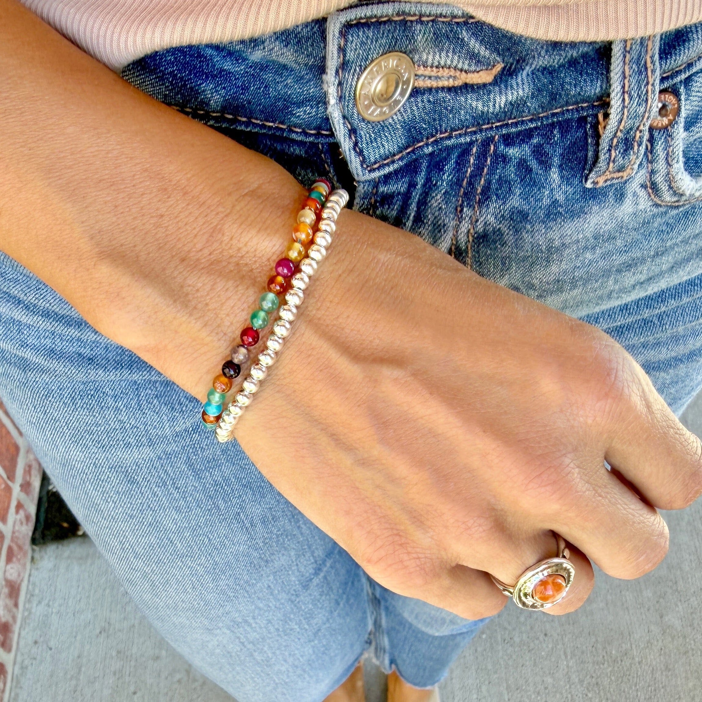 stackable beaded bracelets