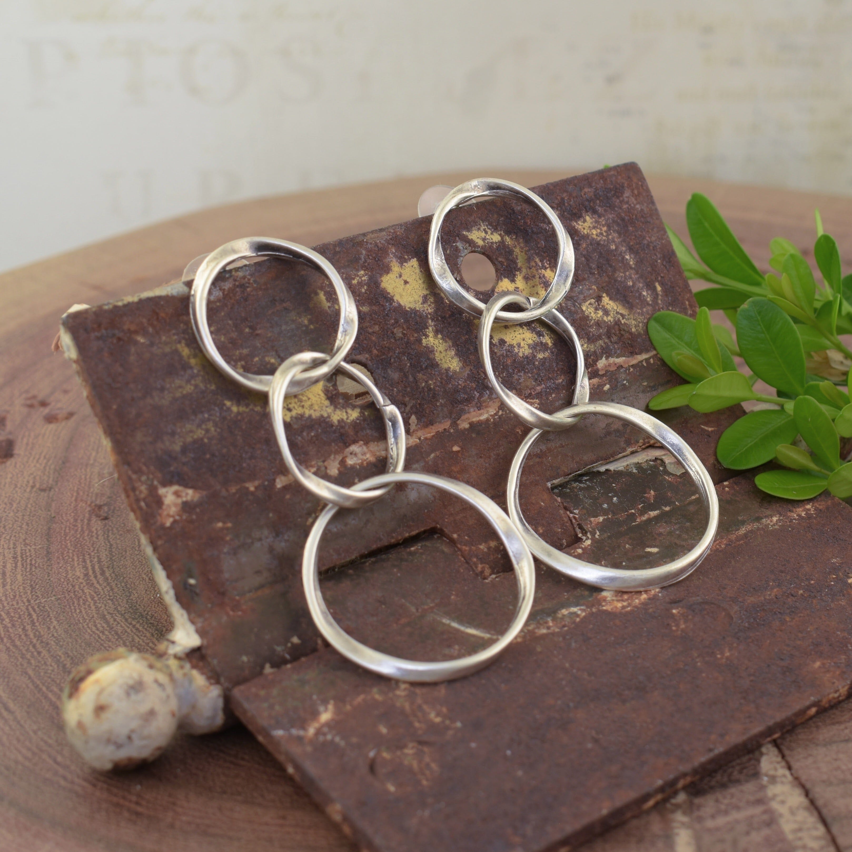 Zamak post back earrings