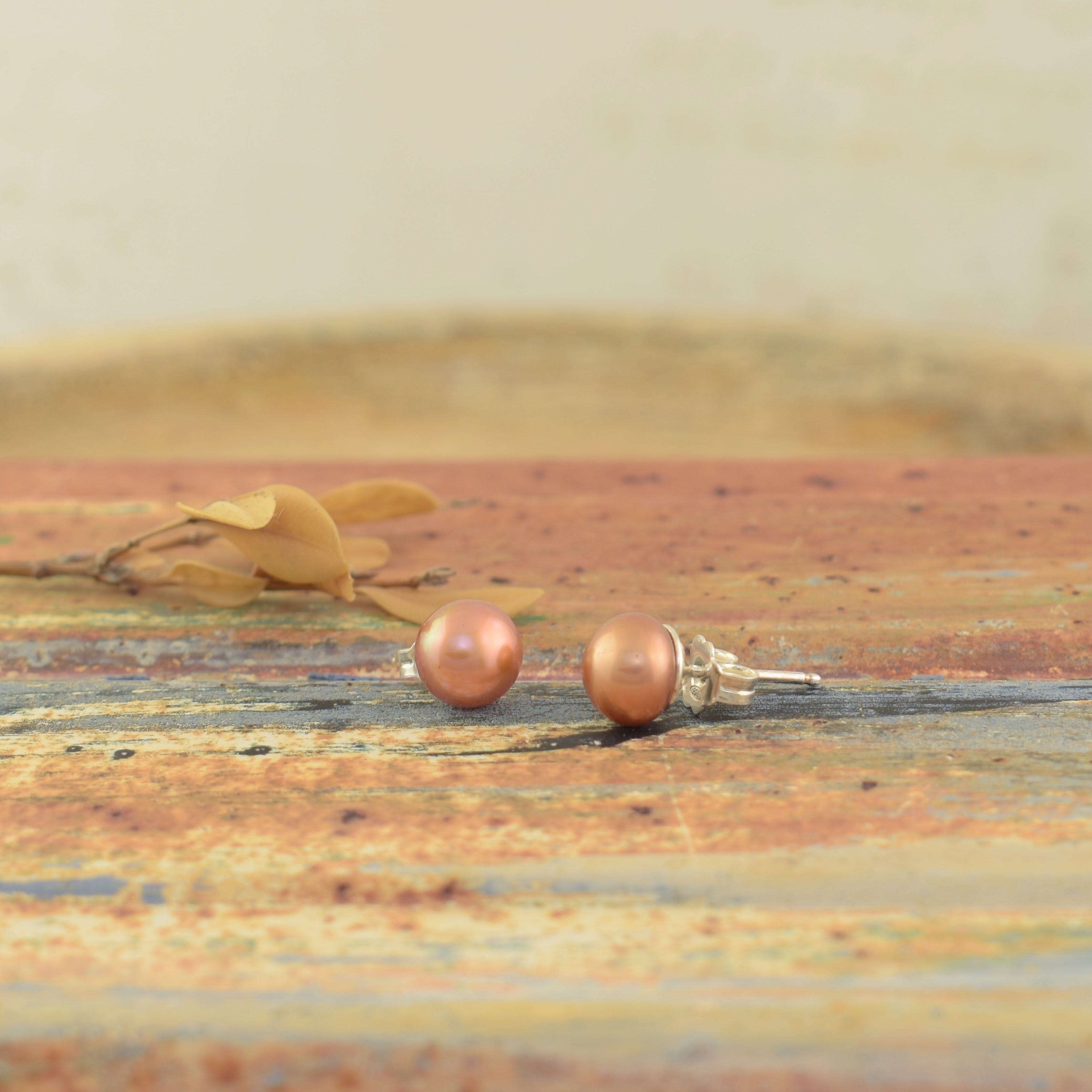 Genuine chocolate-tone freshwater pearls