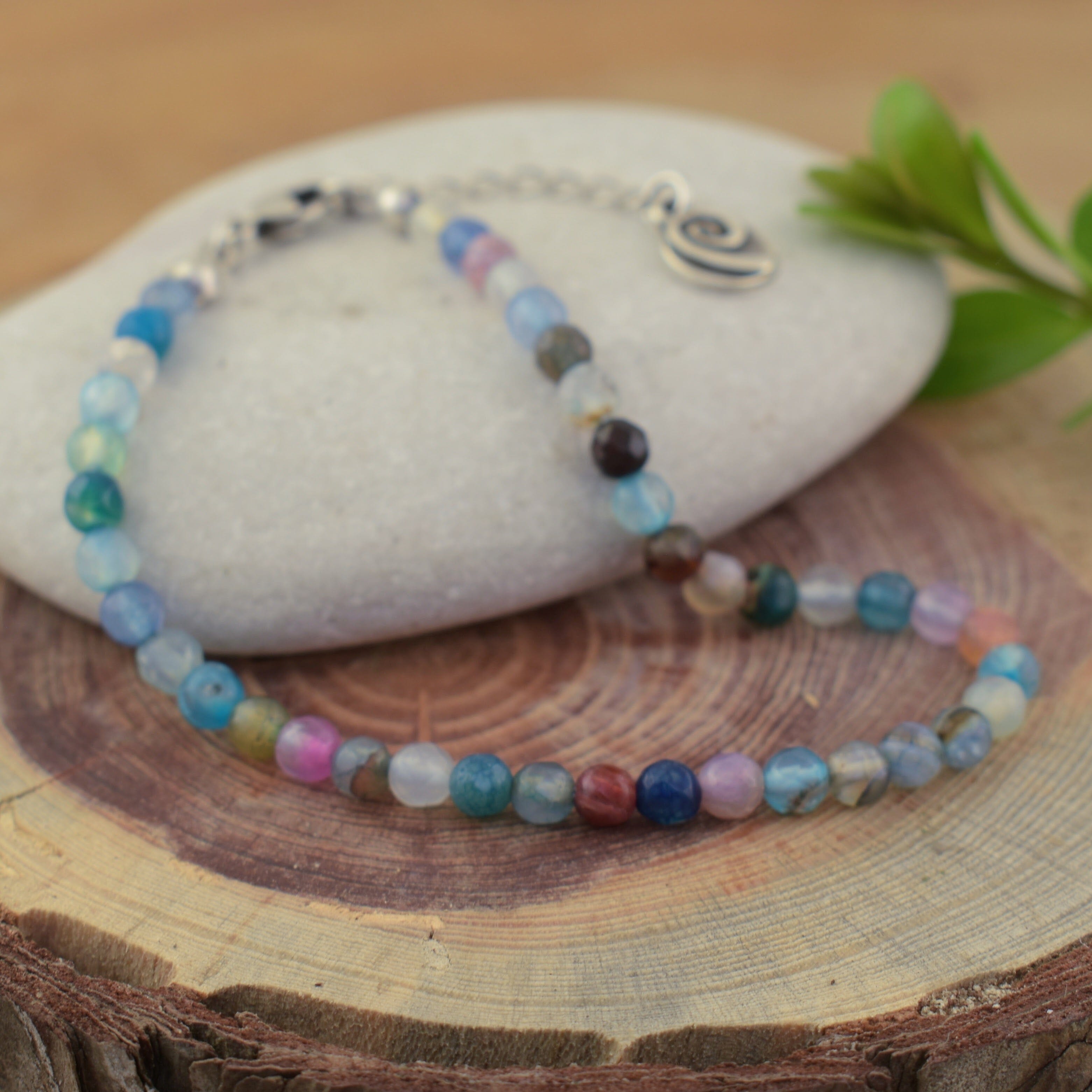 Zamak beaded bracelet