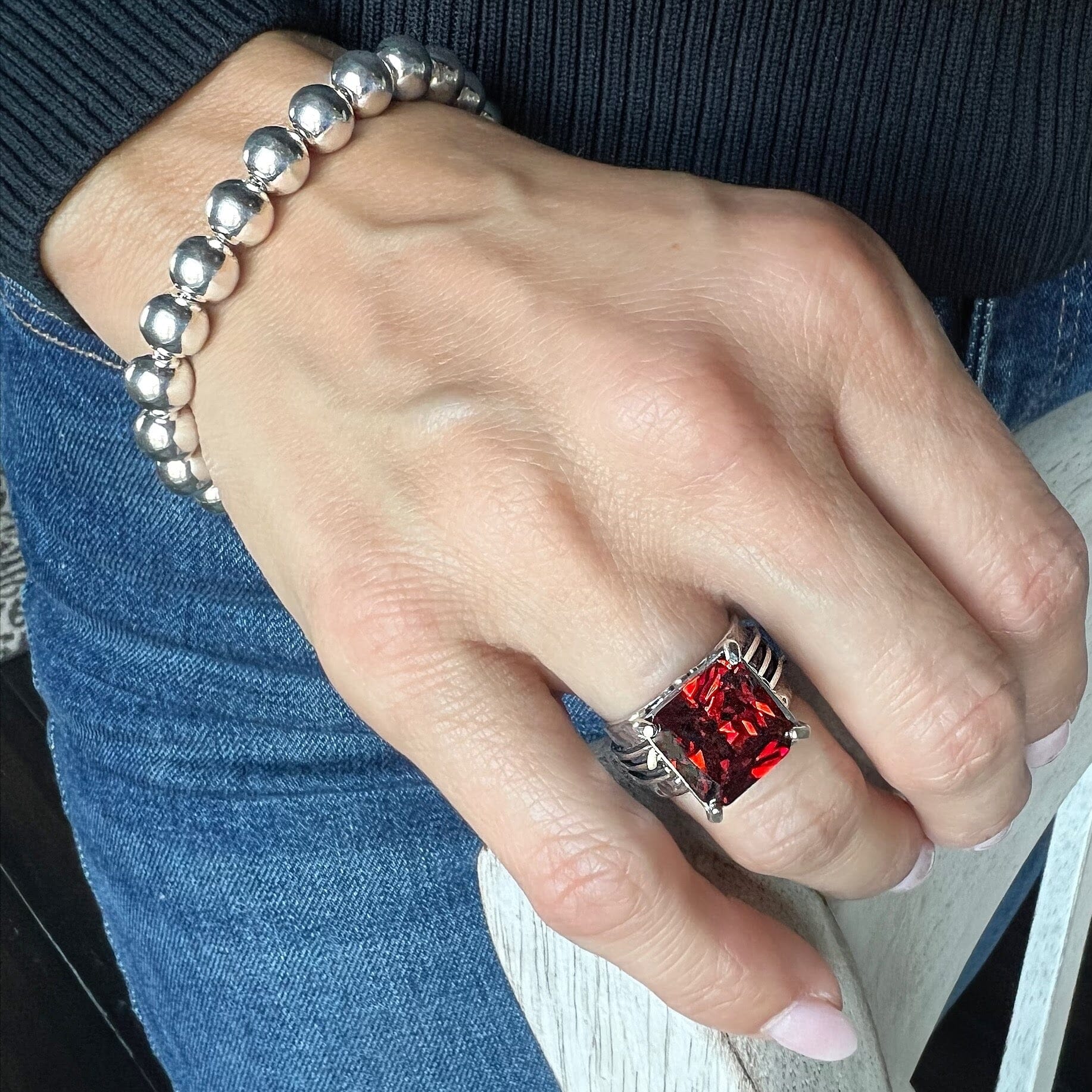 Cranberry Craze Ring – Inspiranza Designs
