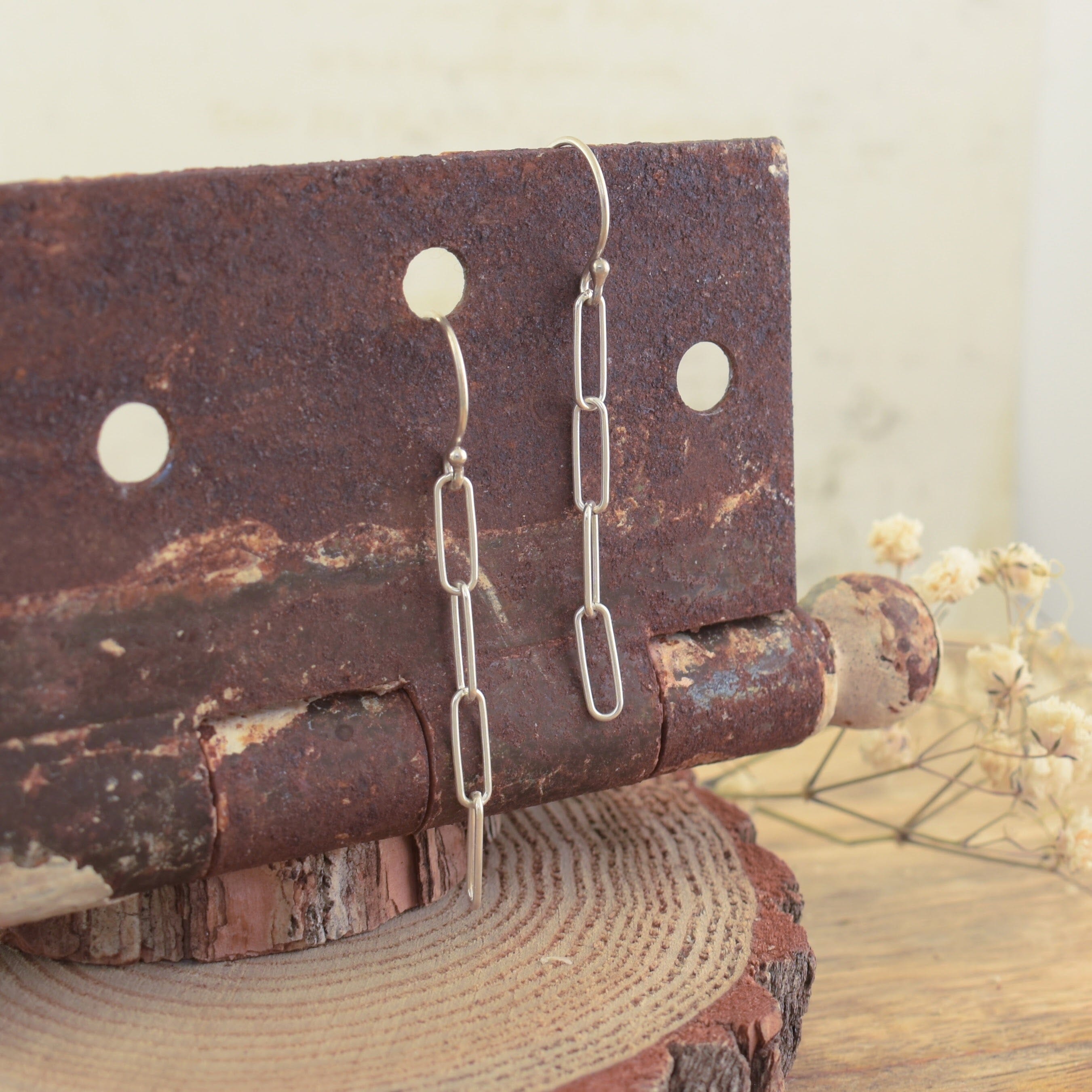 Simple Paperclip Earrings