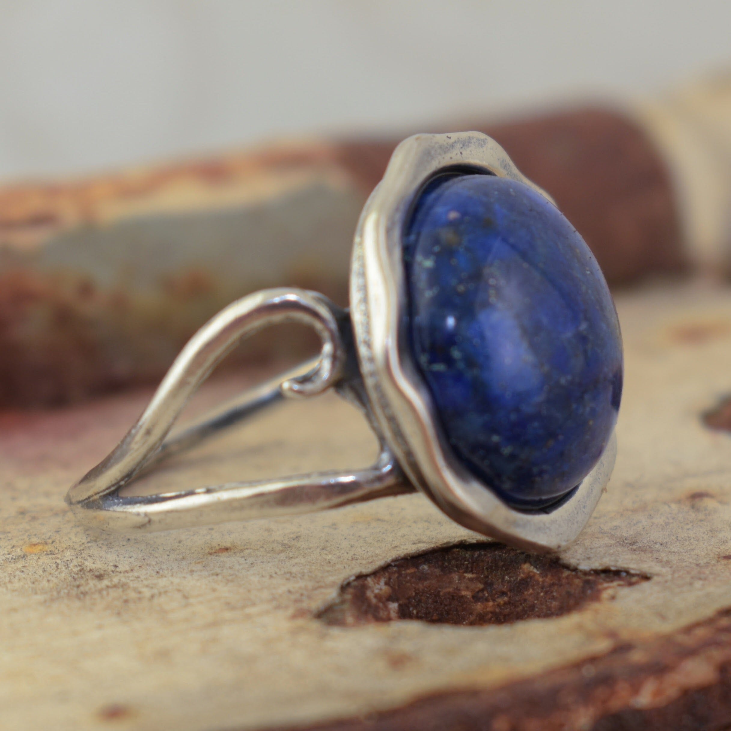 Swirl band ring