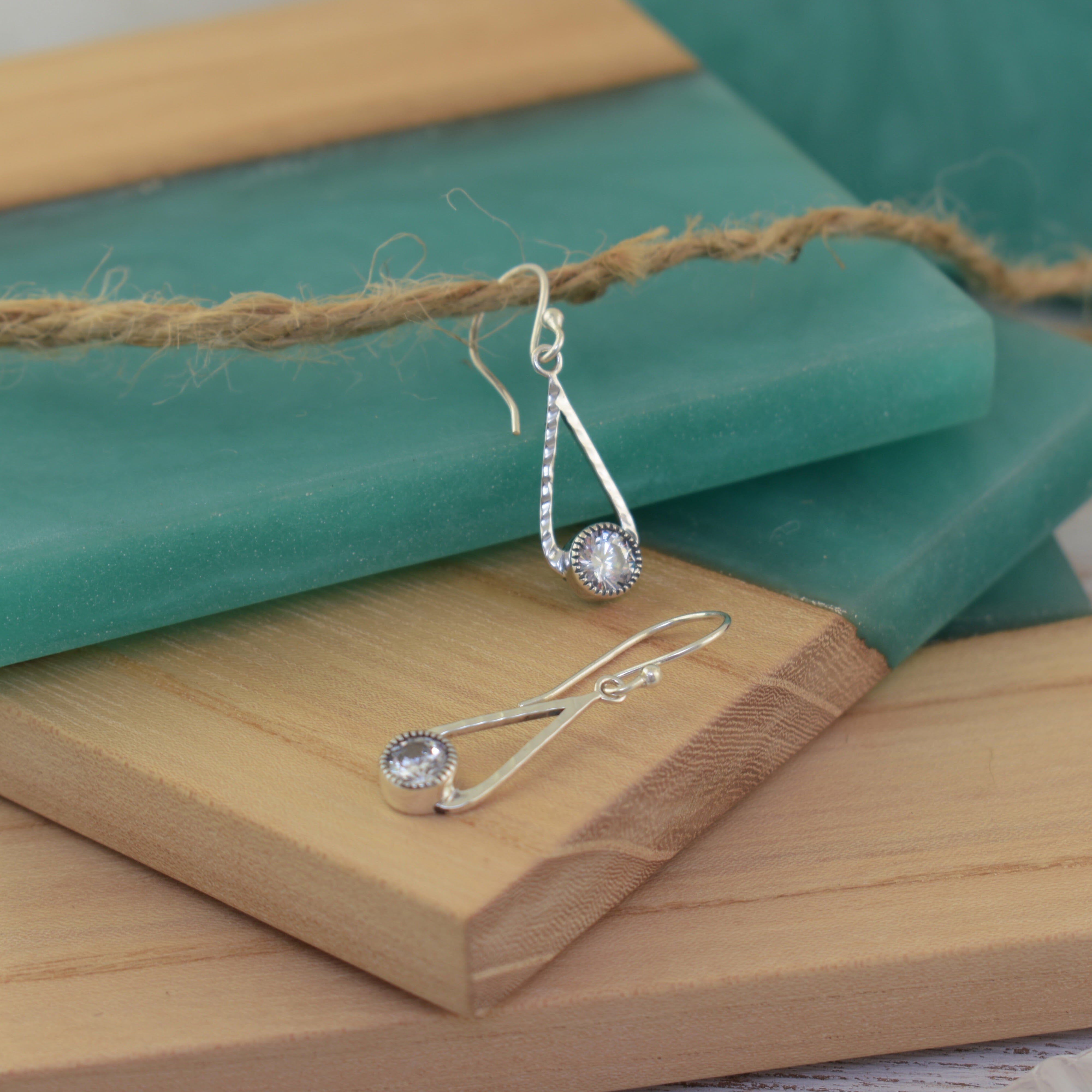 Sterling silver earrings Dewdrop Delight earrings