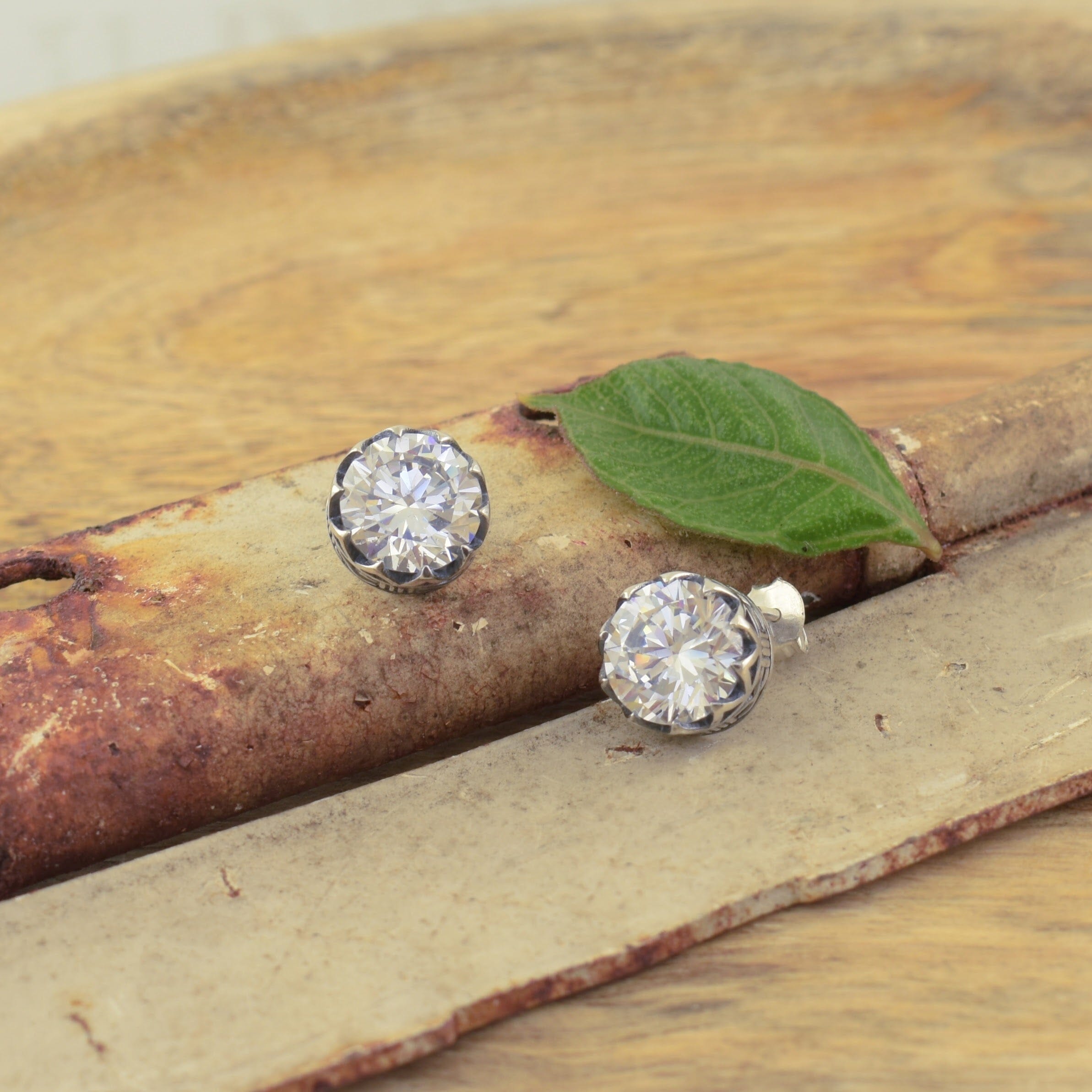 handcrafted sterling silver earrings