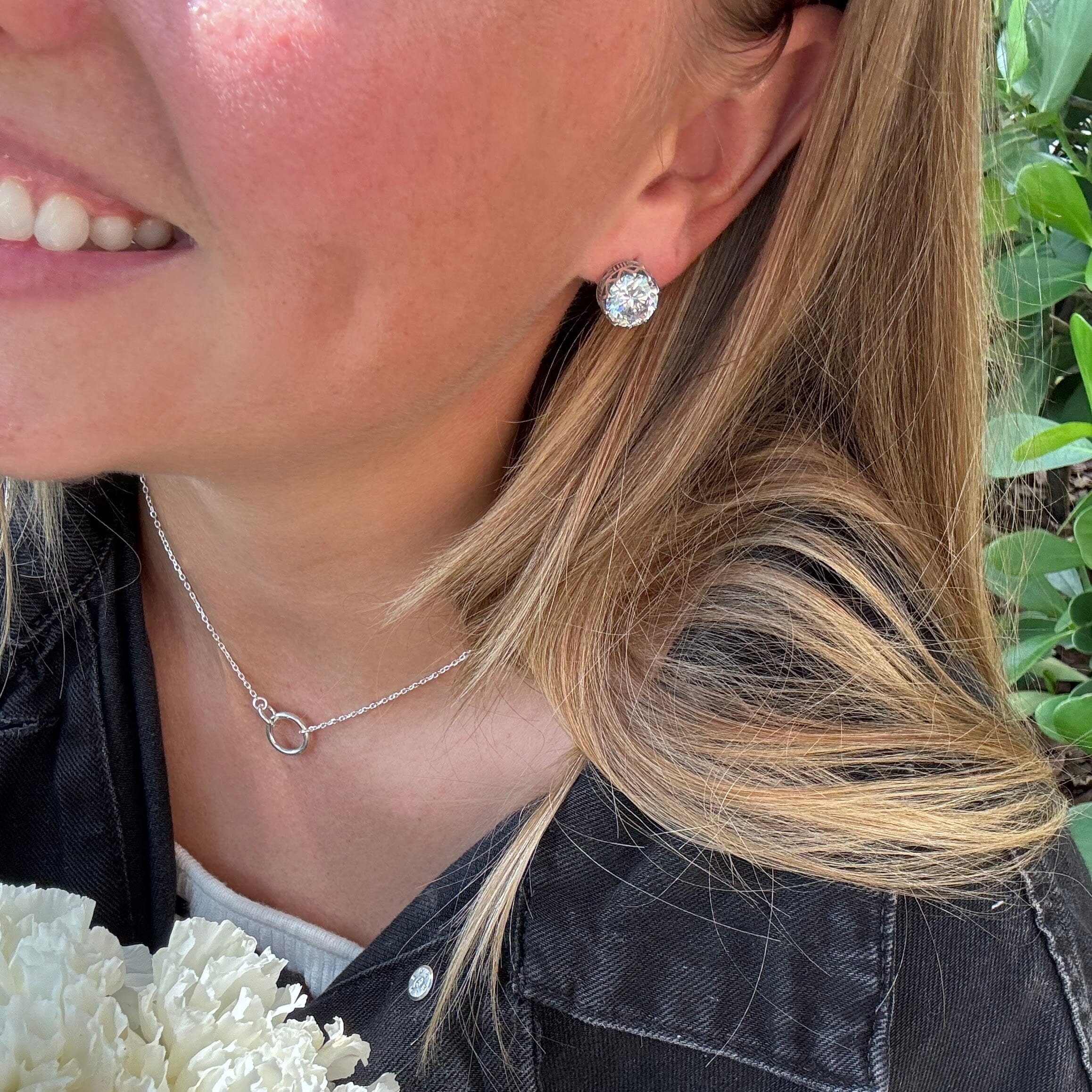 Dibs on Diadems Earrings paired with It Takes Two Necklace