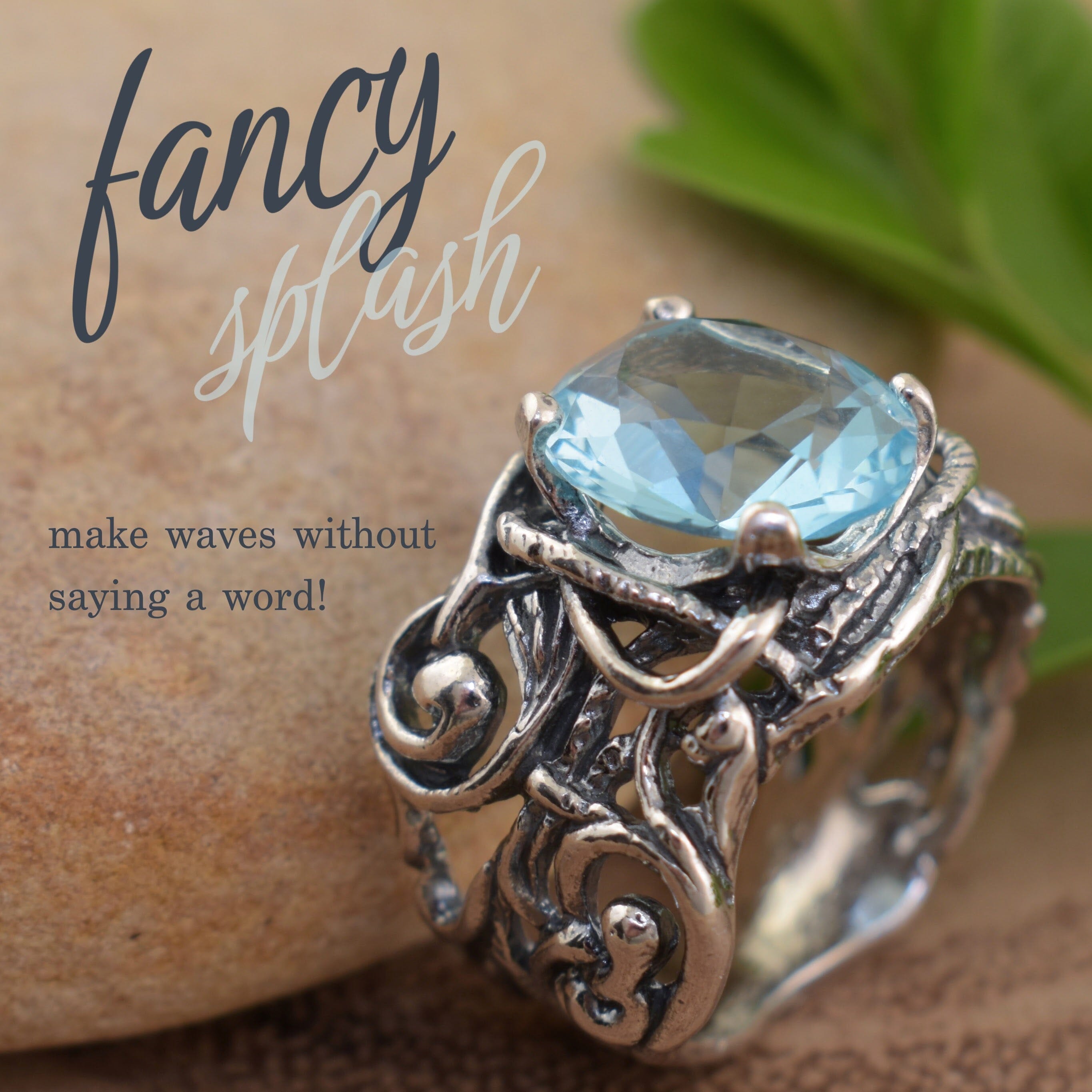 Fancy Splash Ring