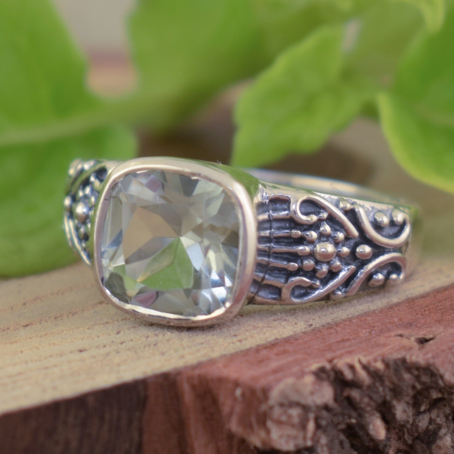 sterling silver hand crafted ring