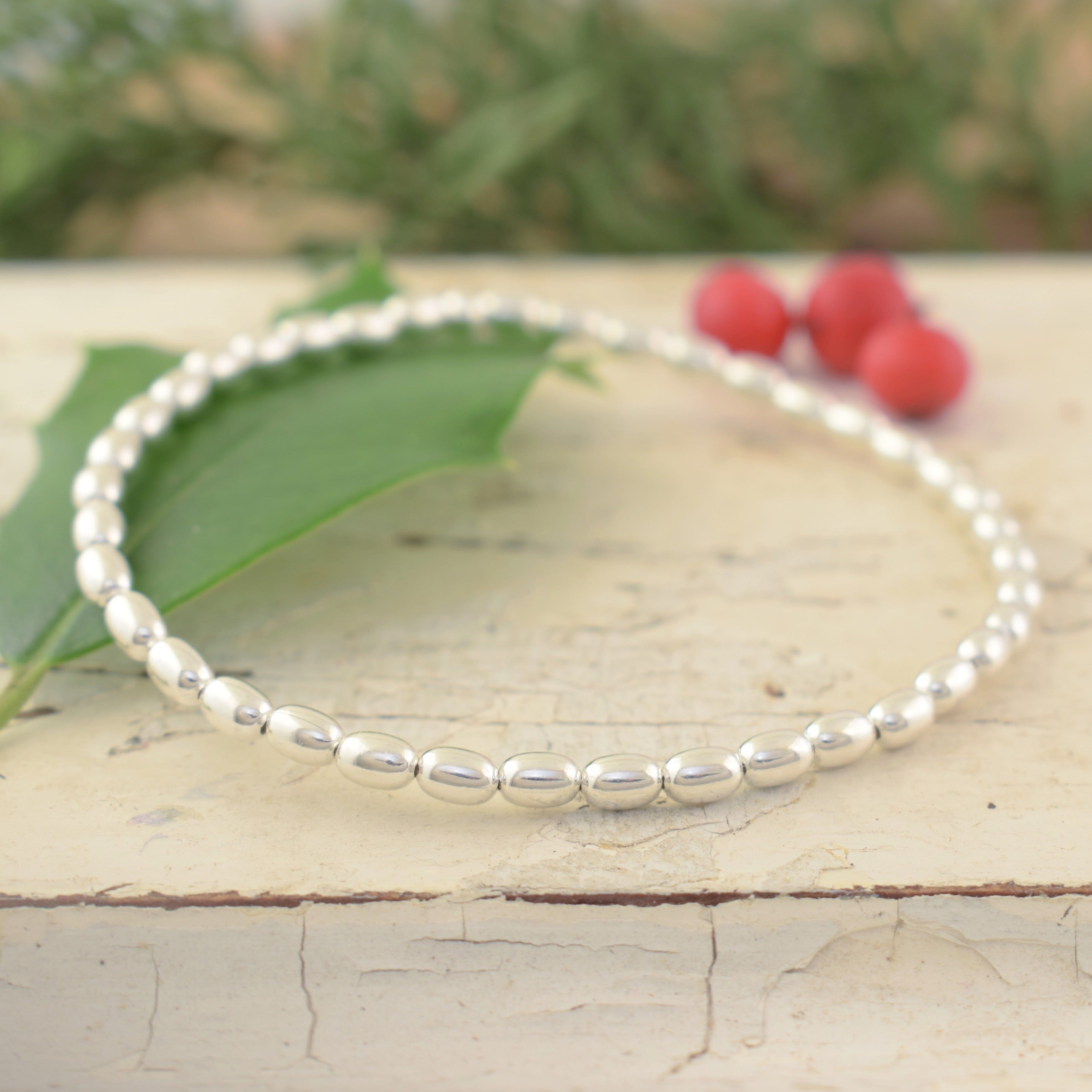 simple silver bracelet