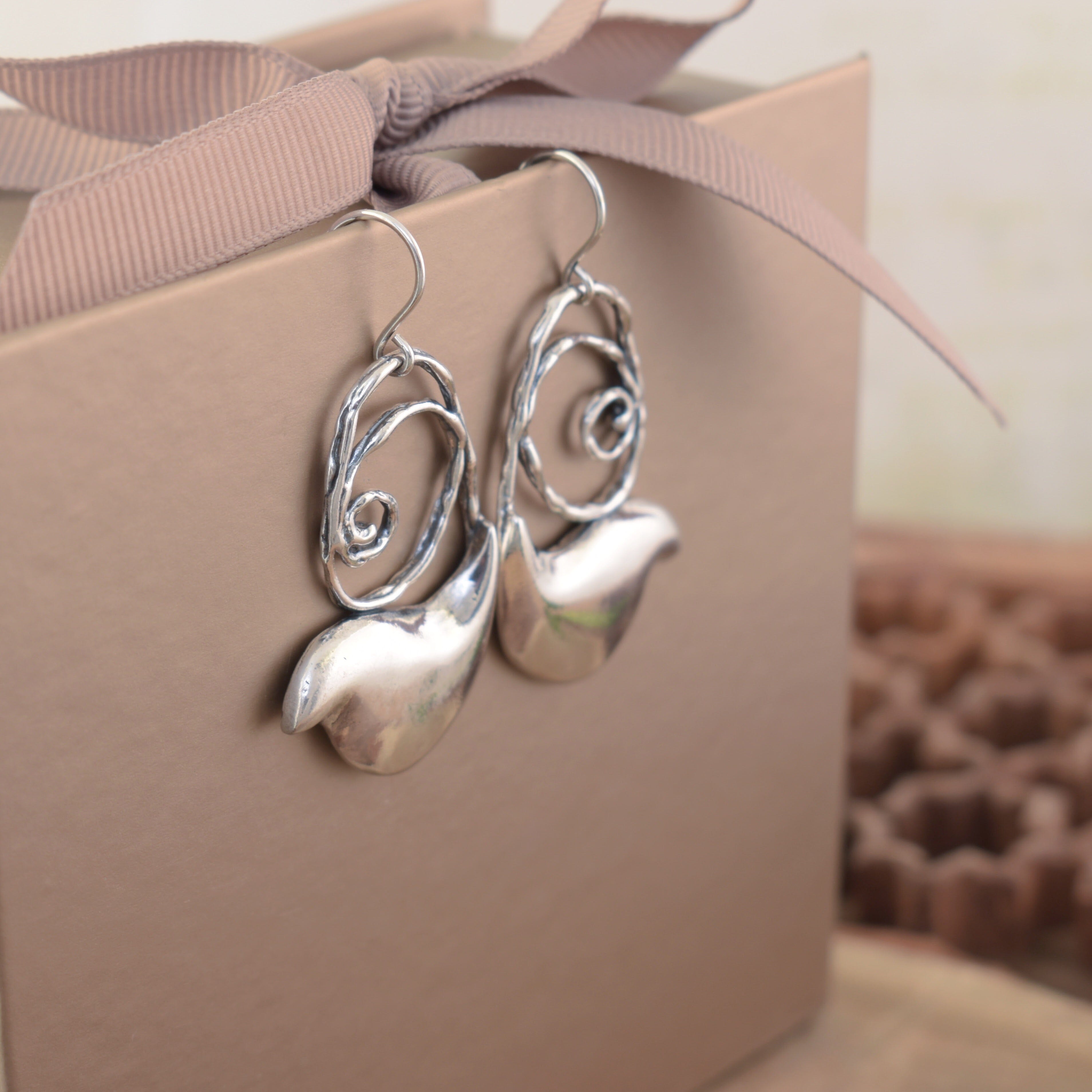 Grace in flight earrings French hooks