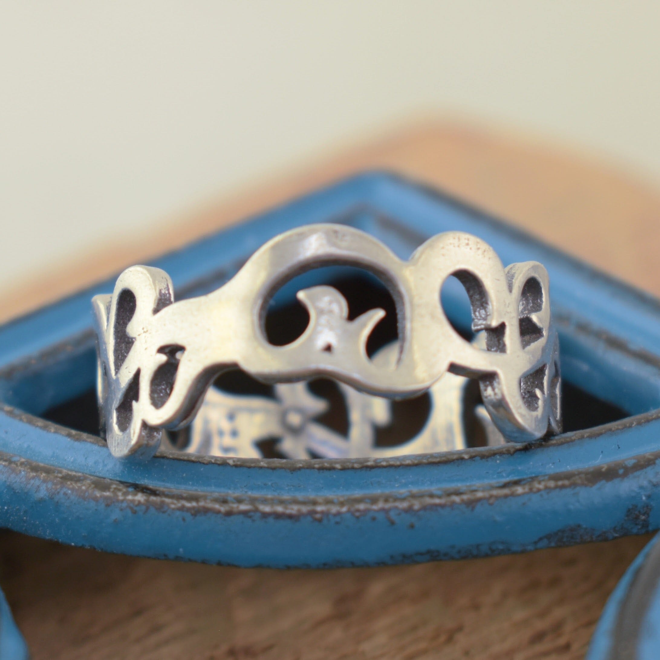 heart ring heart & Hollow