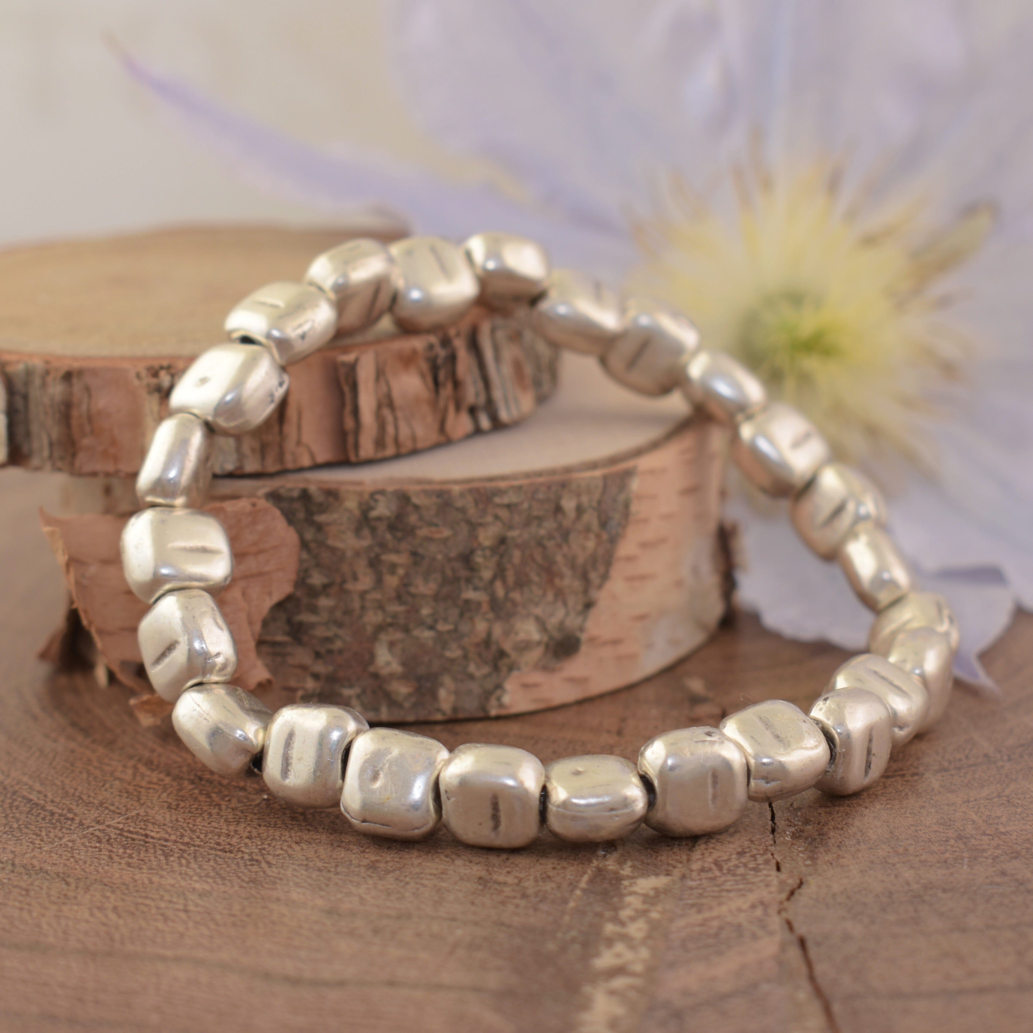 Zamak sterling silver plated bracelet