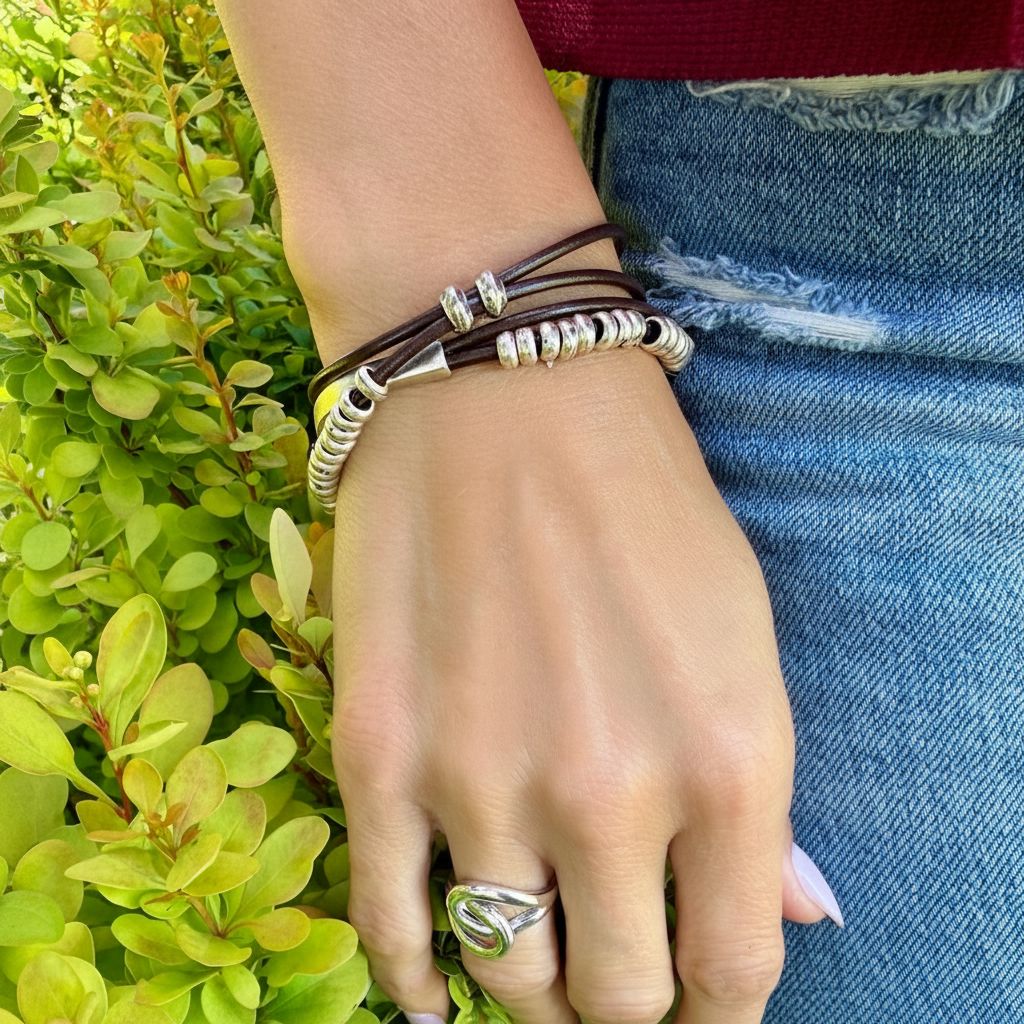Hooked on Chic Wrap Bracelet