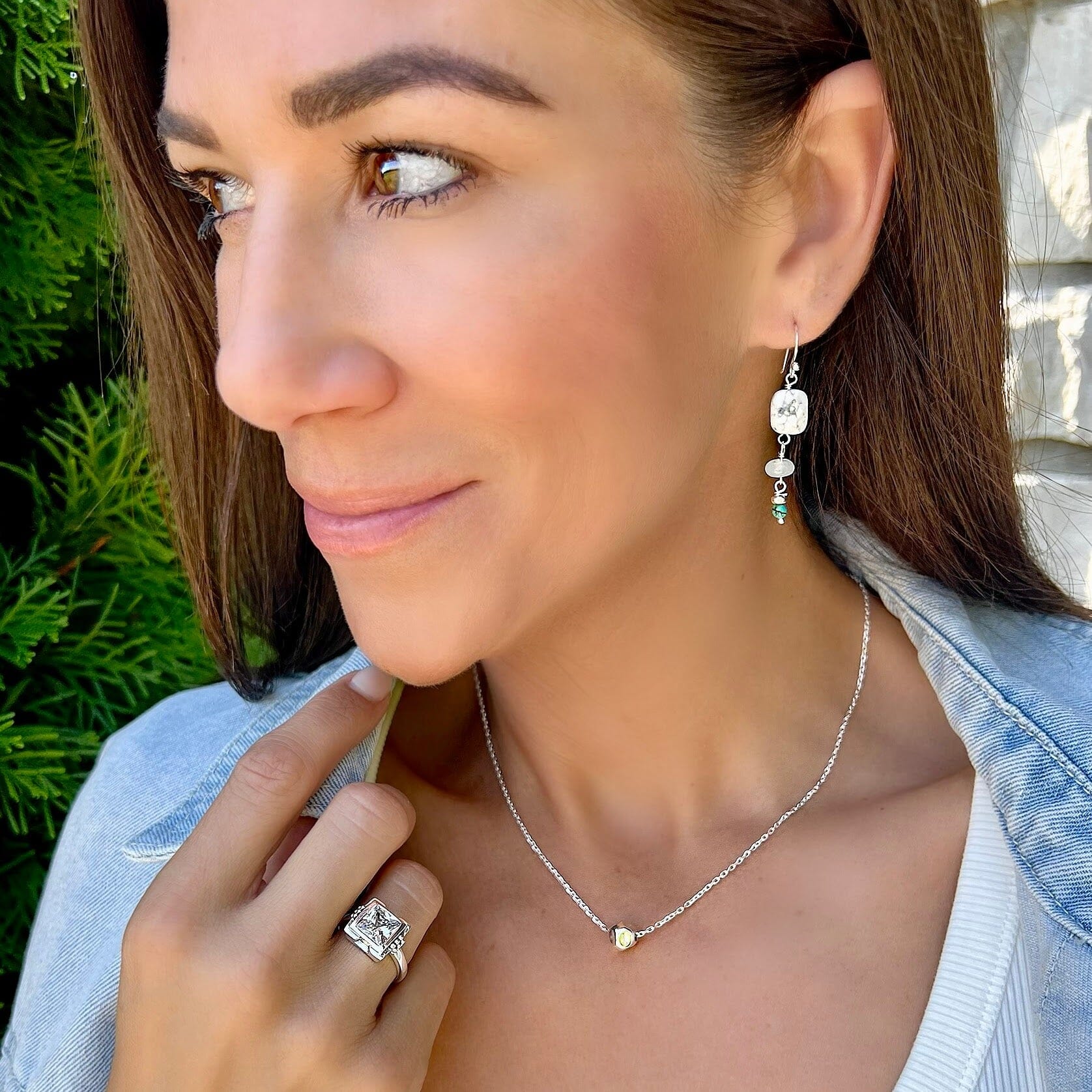 hand crafted dangle earrings 