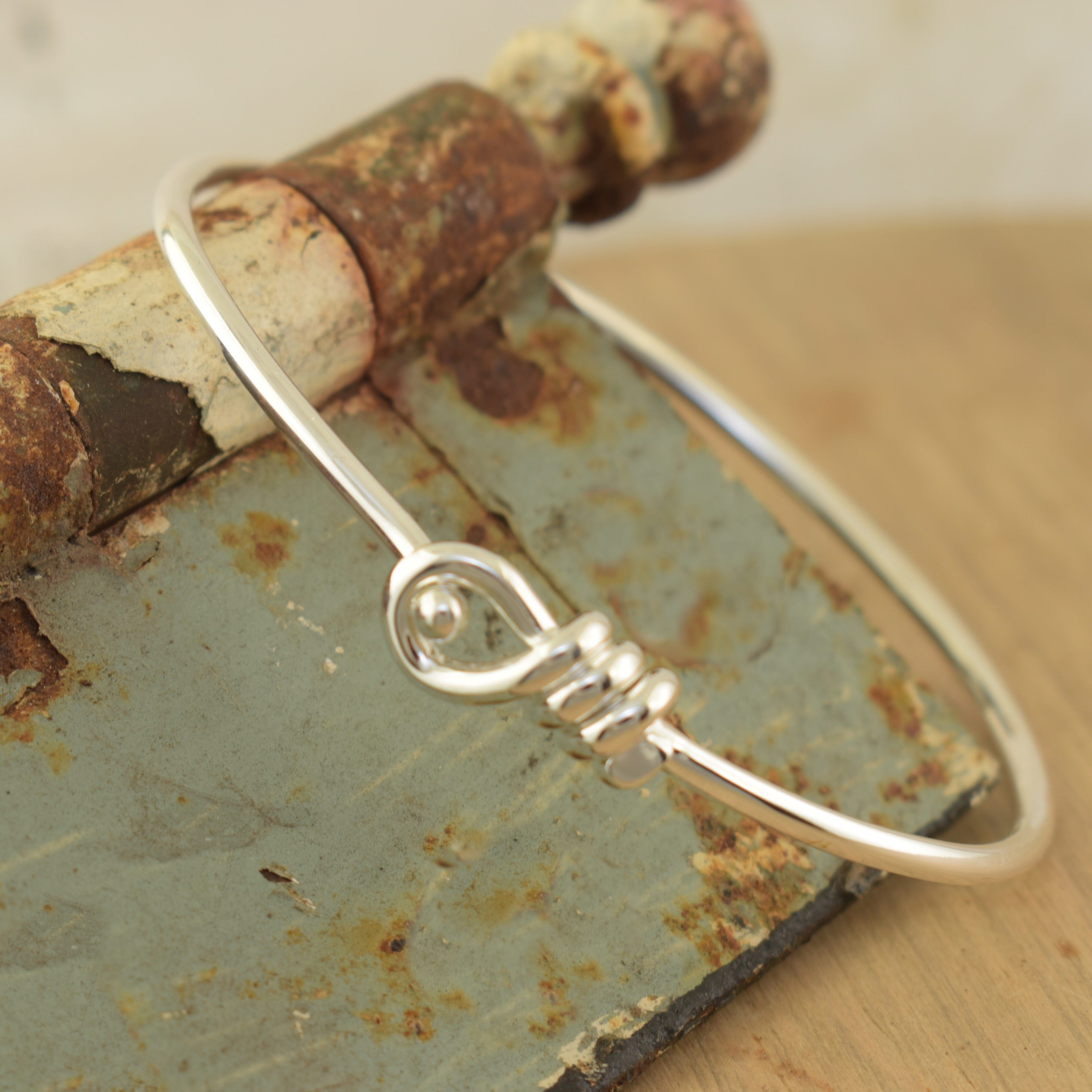 simple sterling silver bracelet