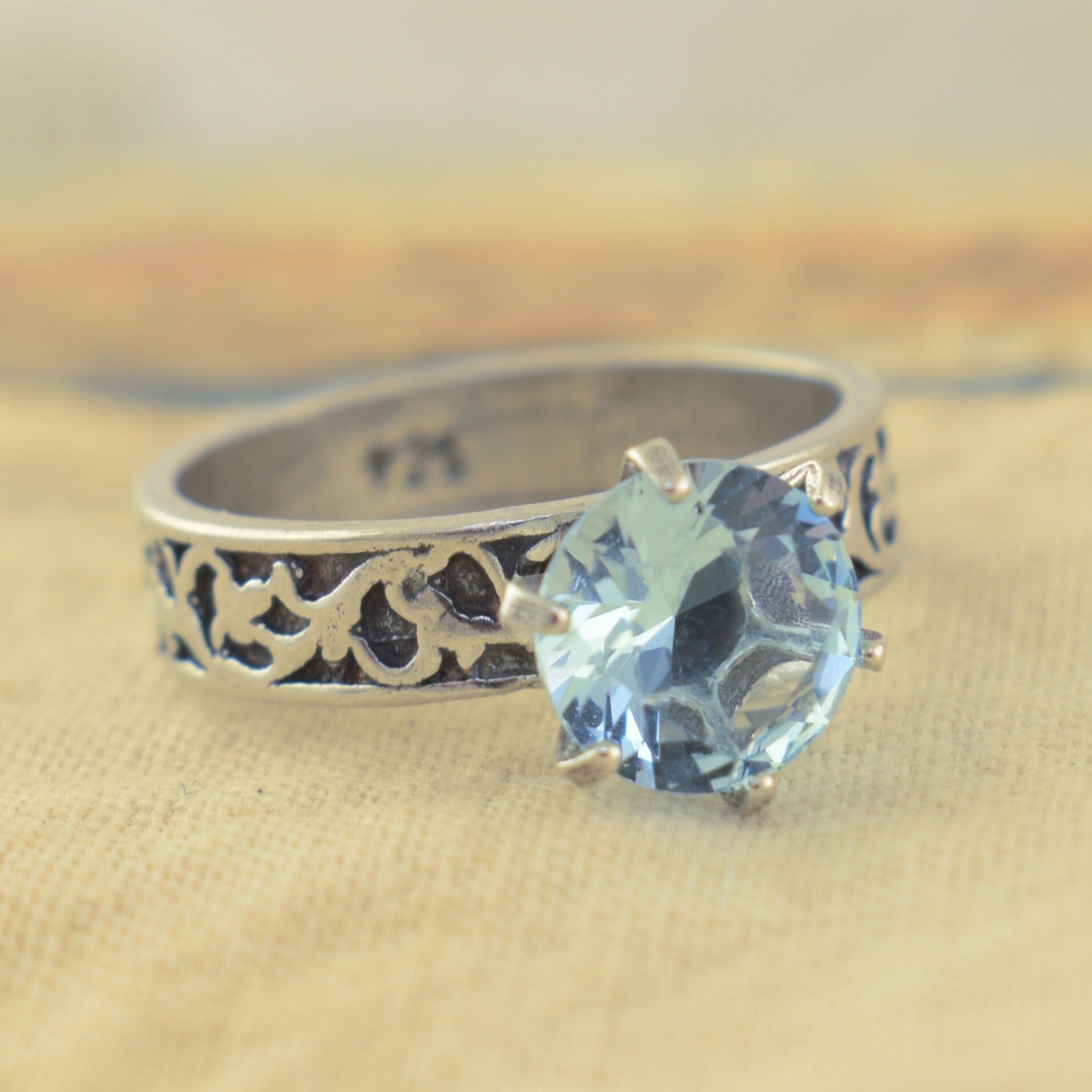 Sterling silver hand crafted ring 