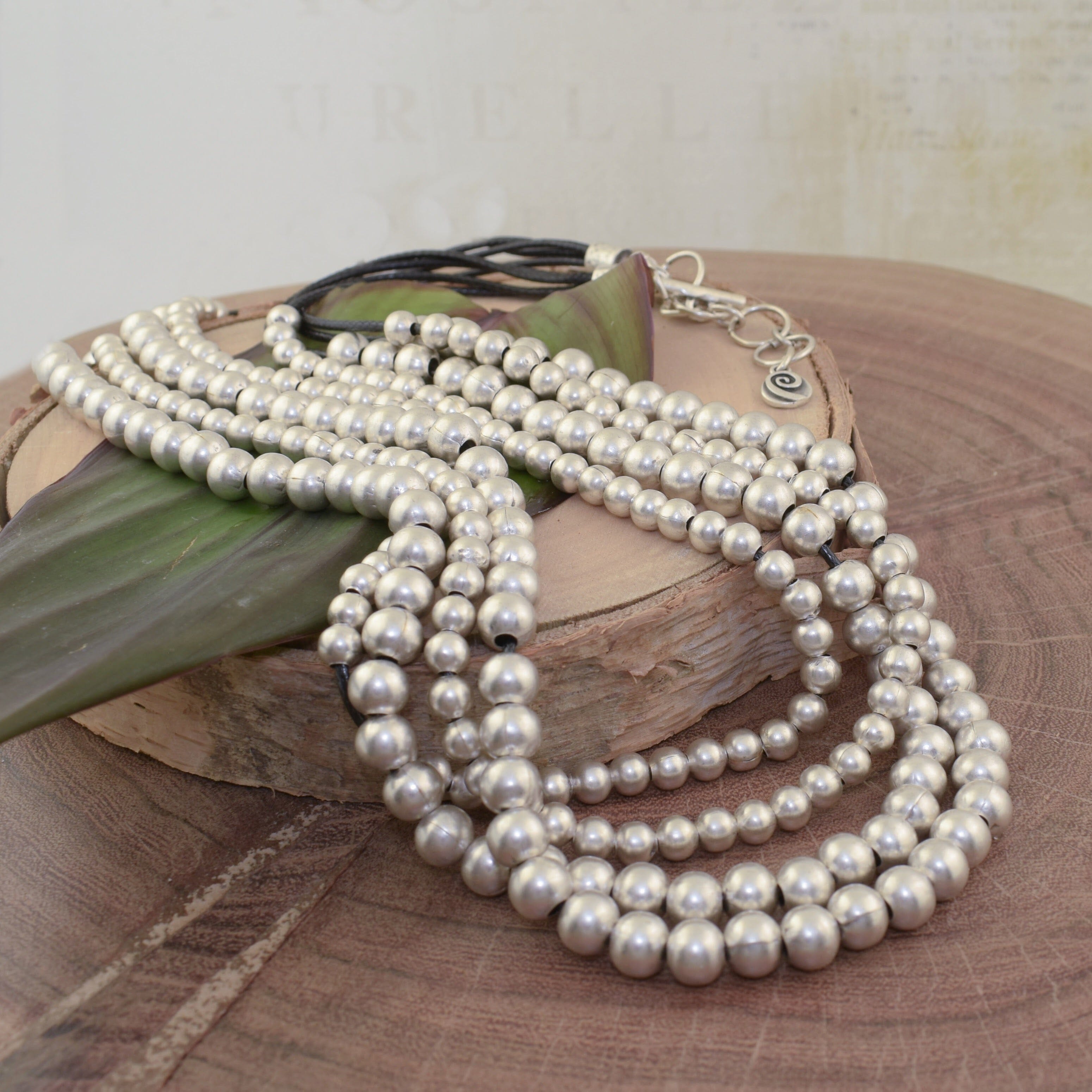 Zamak sterling silver plated necklace